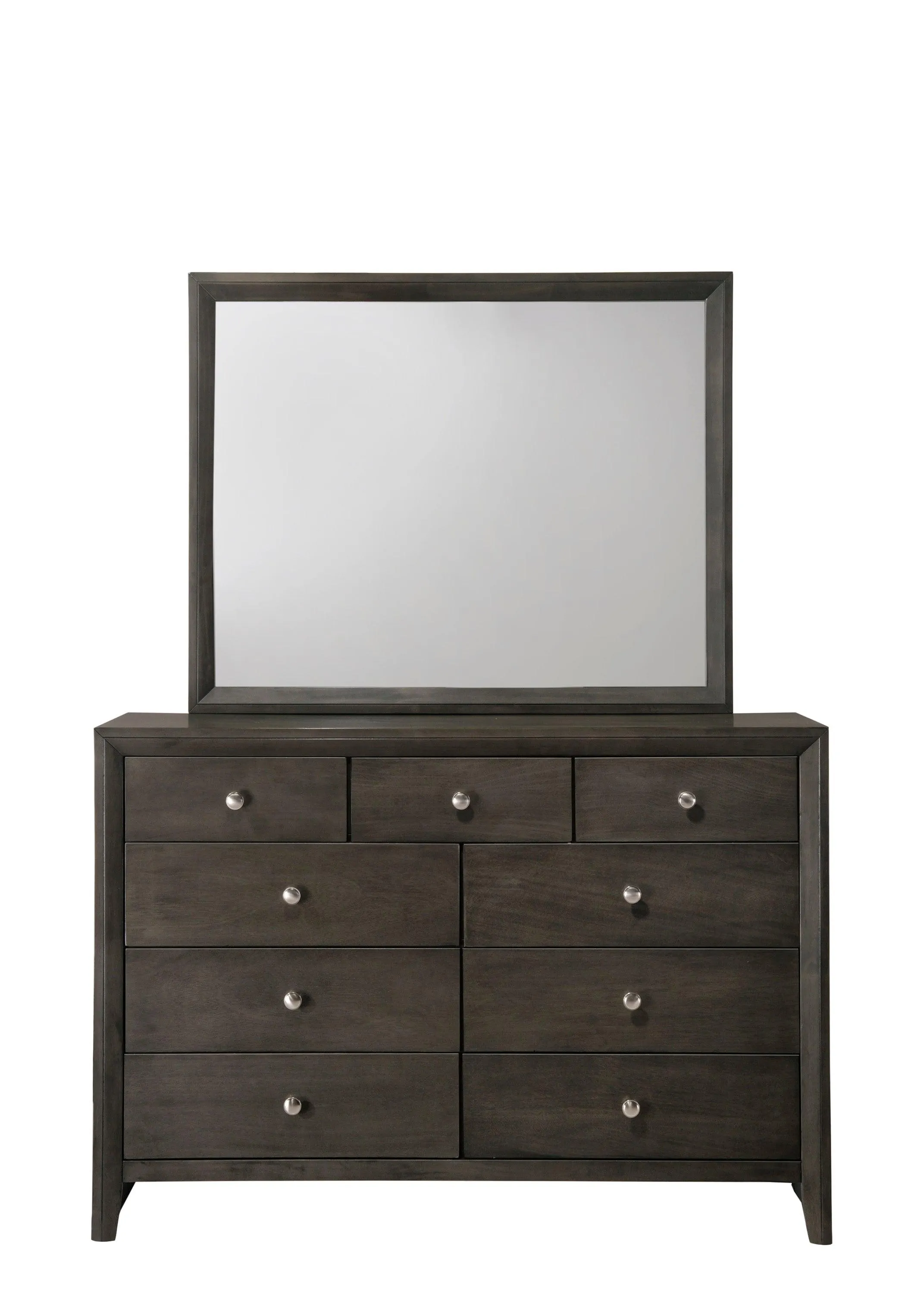 Evan Gray Bedroom Mirror (Mirror Only) - Image 3