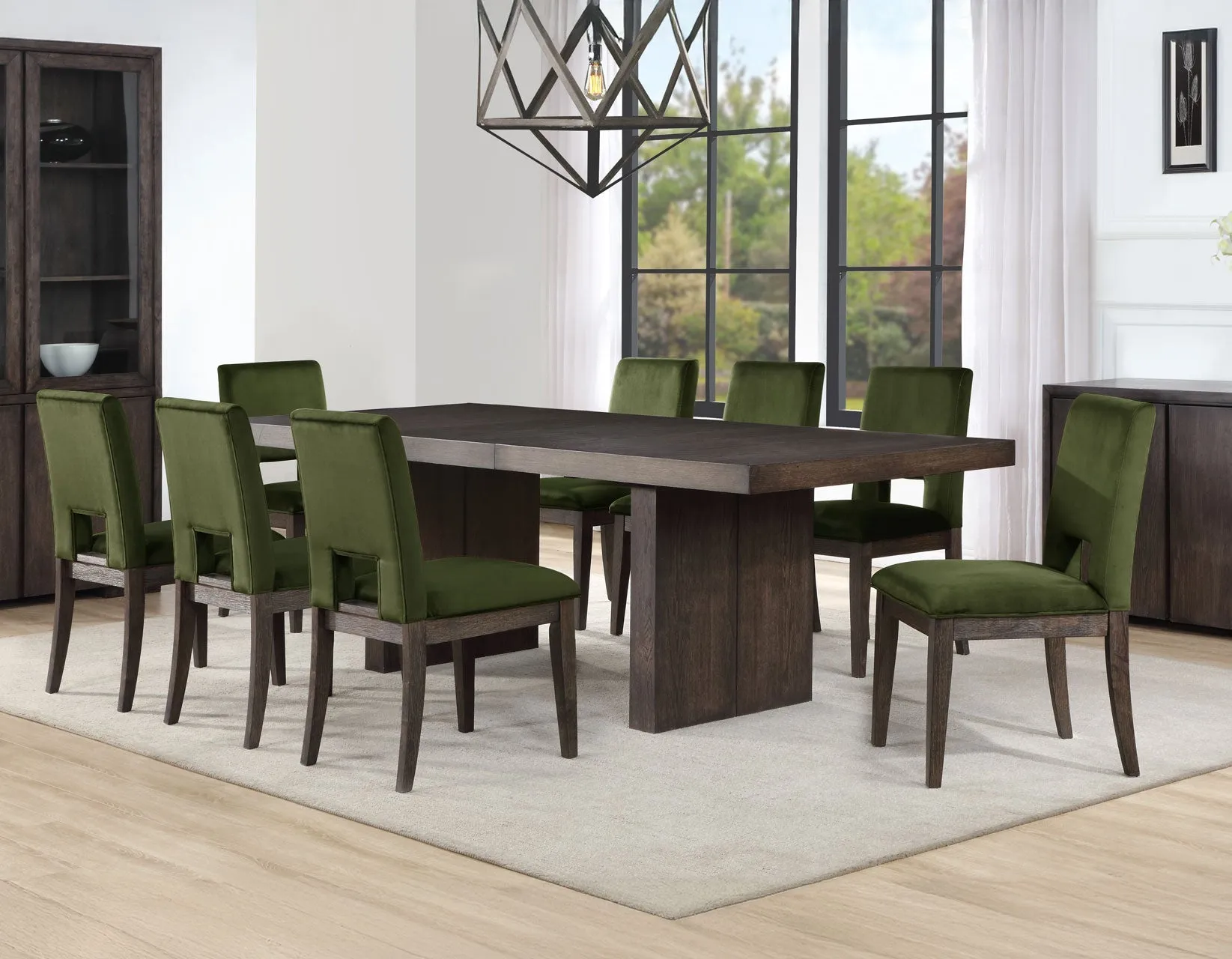 Evan Walnut Brown Dining Room Set - Image 26