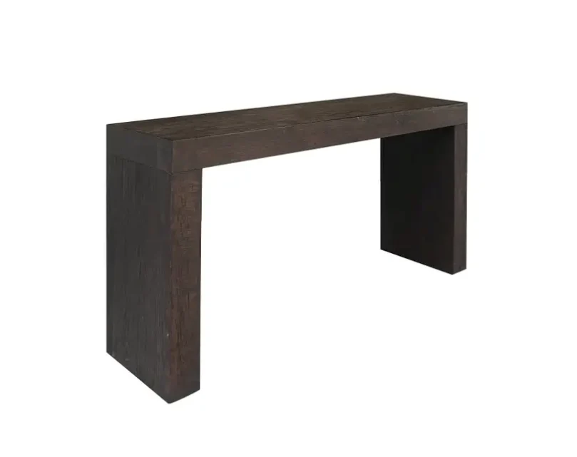 Evander Console Table Rustic Brown - Image 2