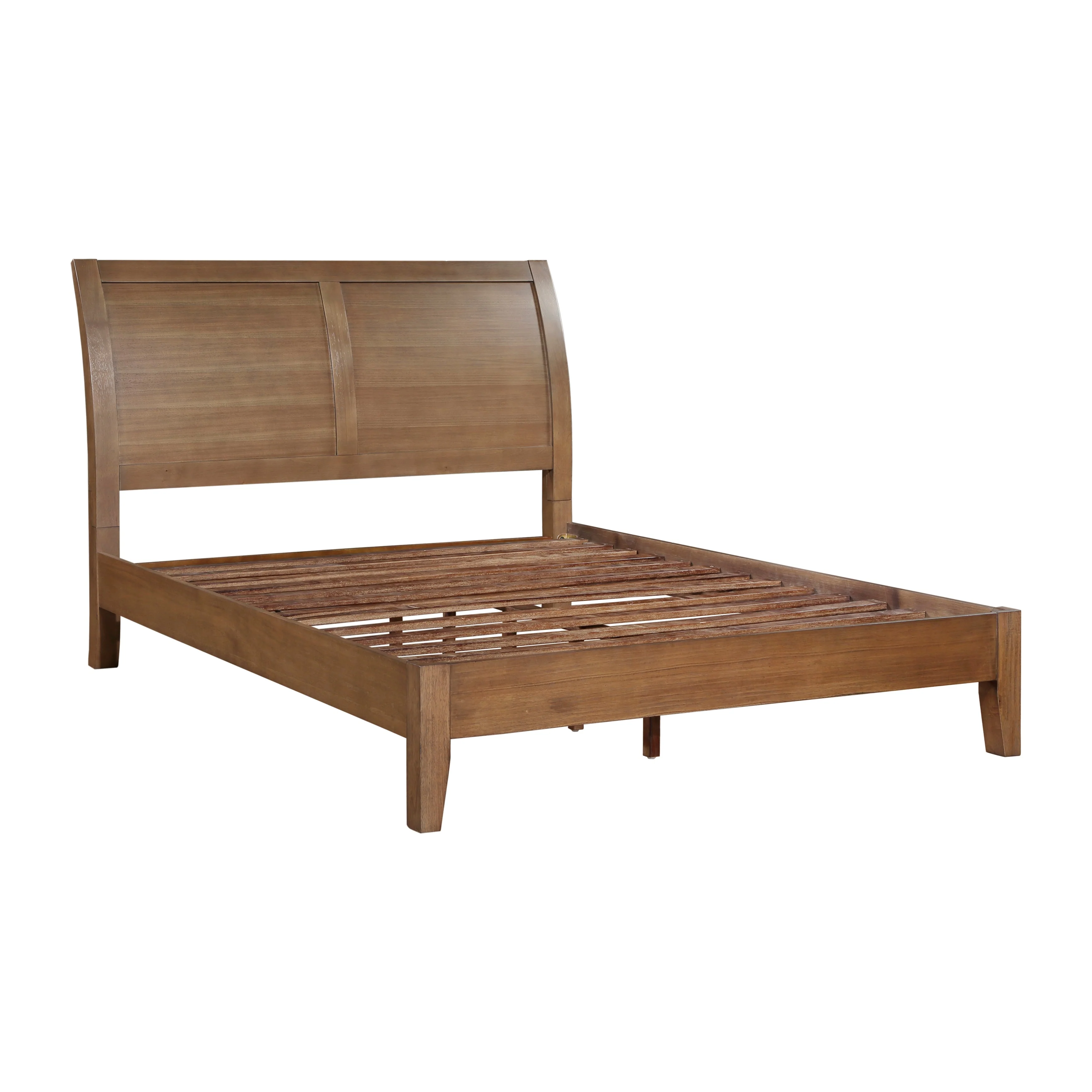 Evans Wire Brushed Light Brown Bedroom Set - Image 4