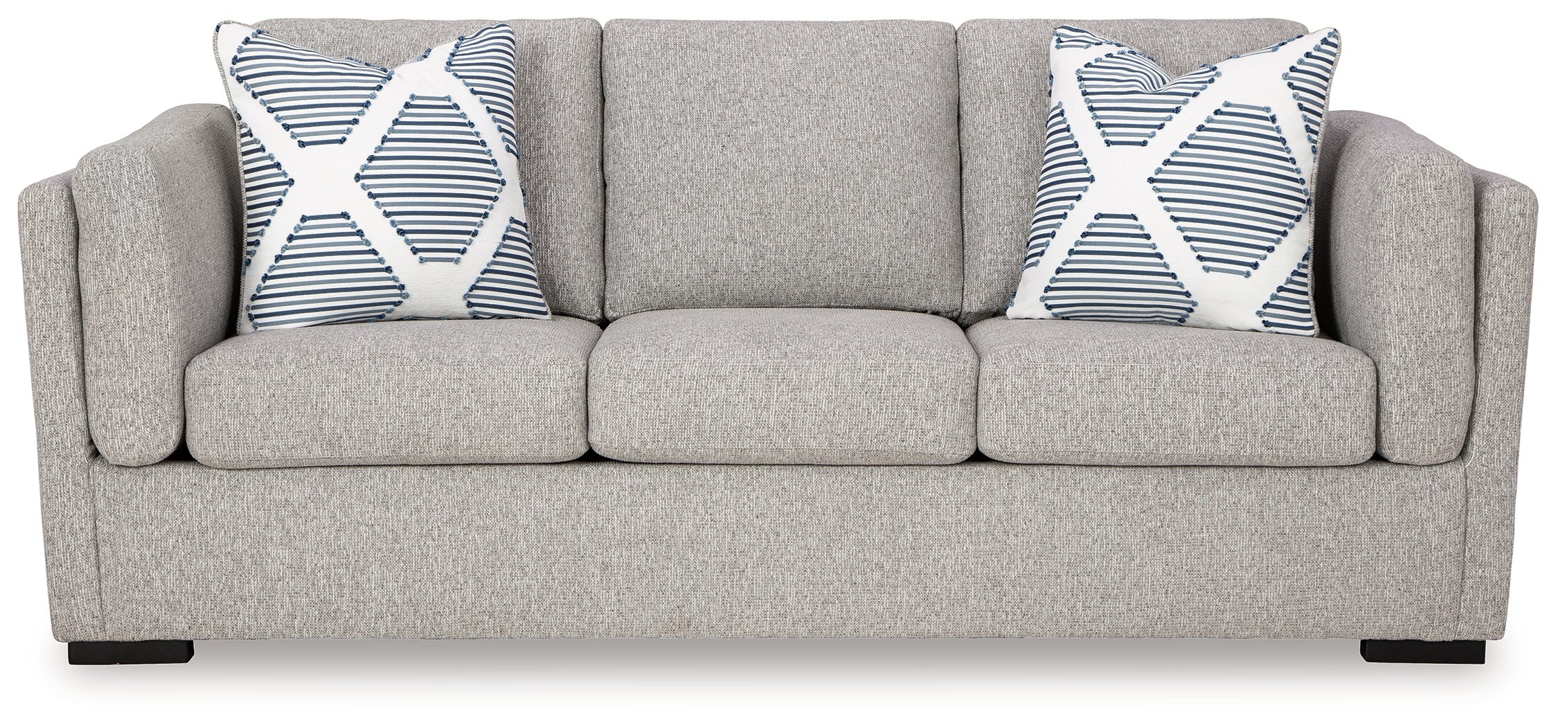 Evansley Sofa, Loveseat, Chair and Ottoman in Pewter - Image 13