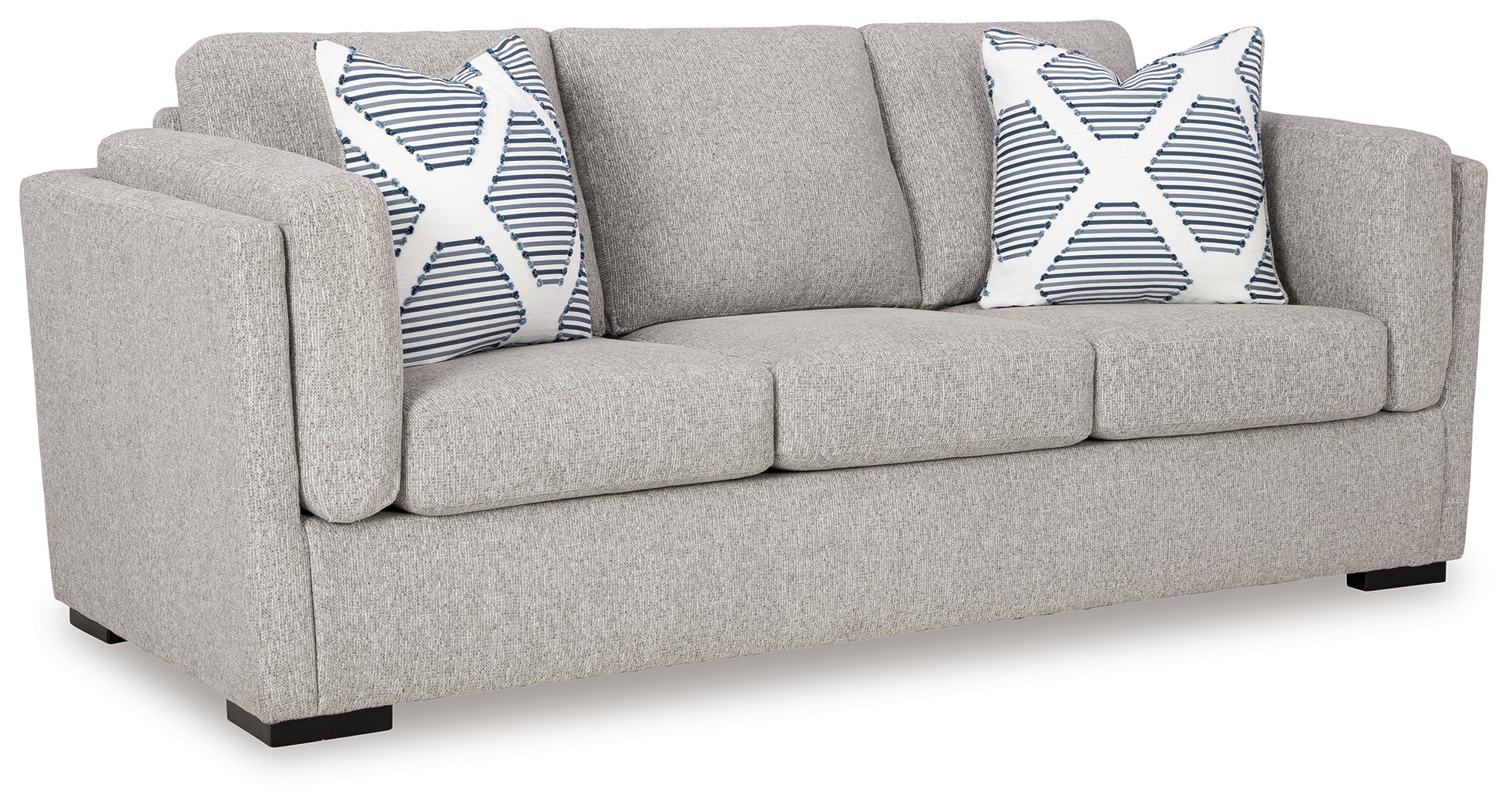 Evansley Sofa, Loveseat, Chair and Ottoman in Pewter - Image 14