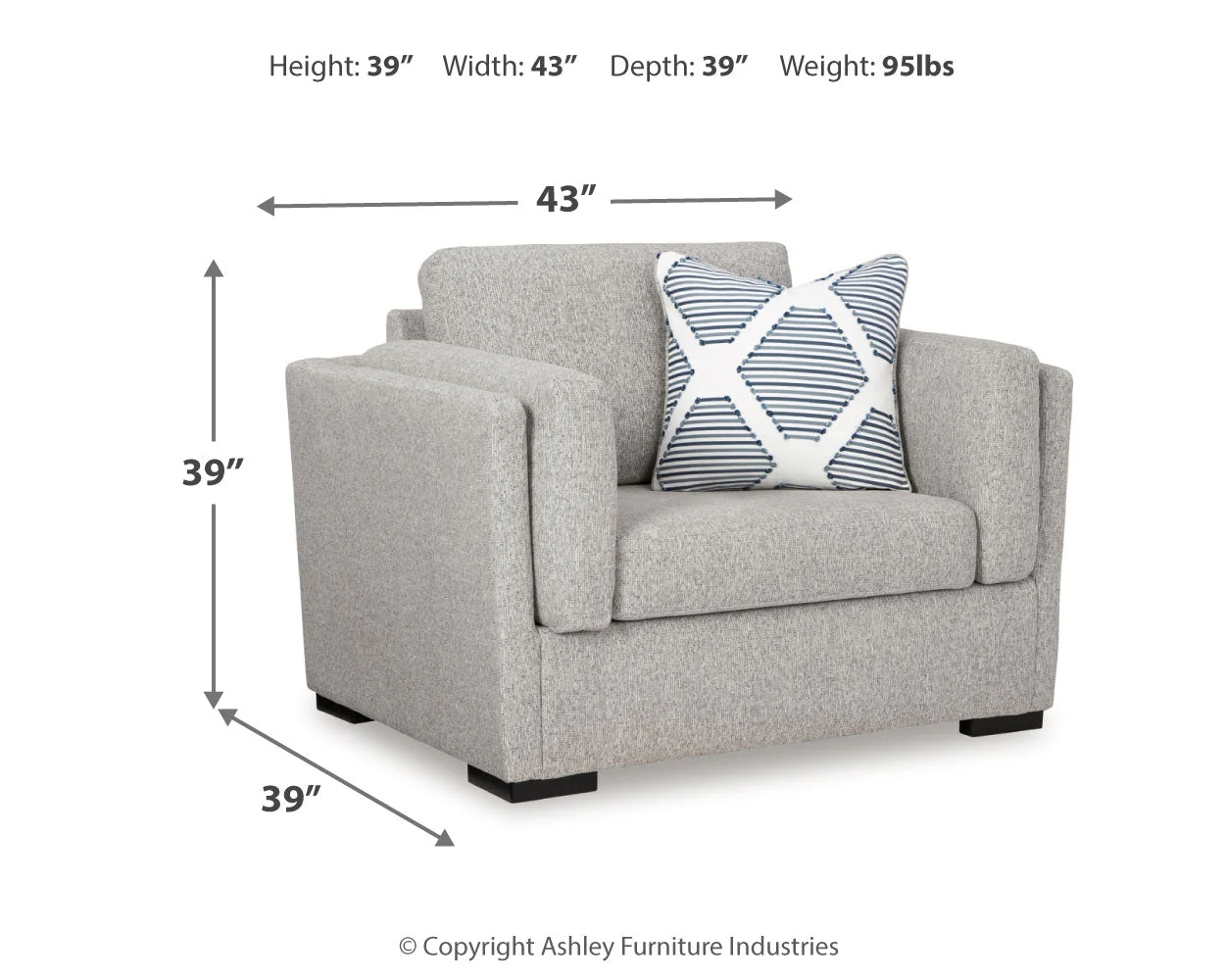 Evansley Sofa, Loveseat, Chair and Ottoman in Pewter - Image 18