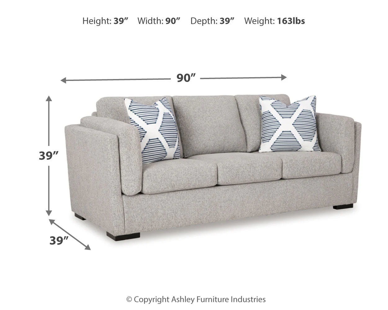 Evansley Sofa, Loveseat, Chair and Ottoman in Pewter - Image 20