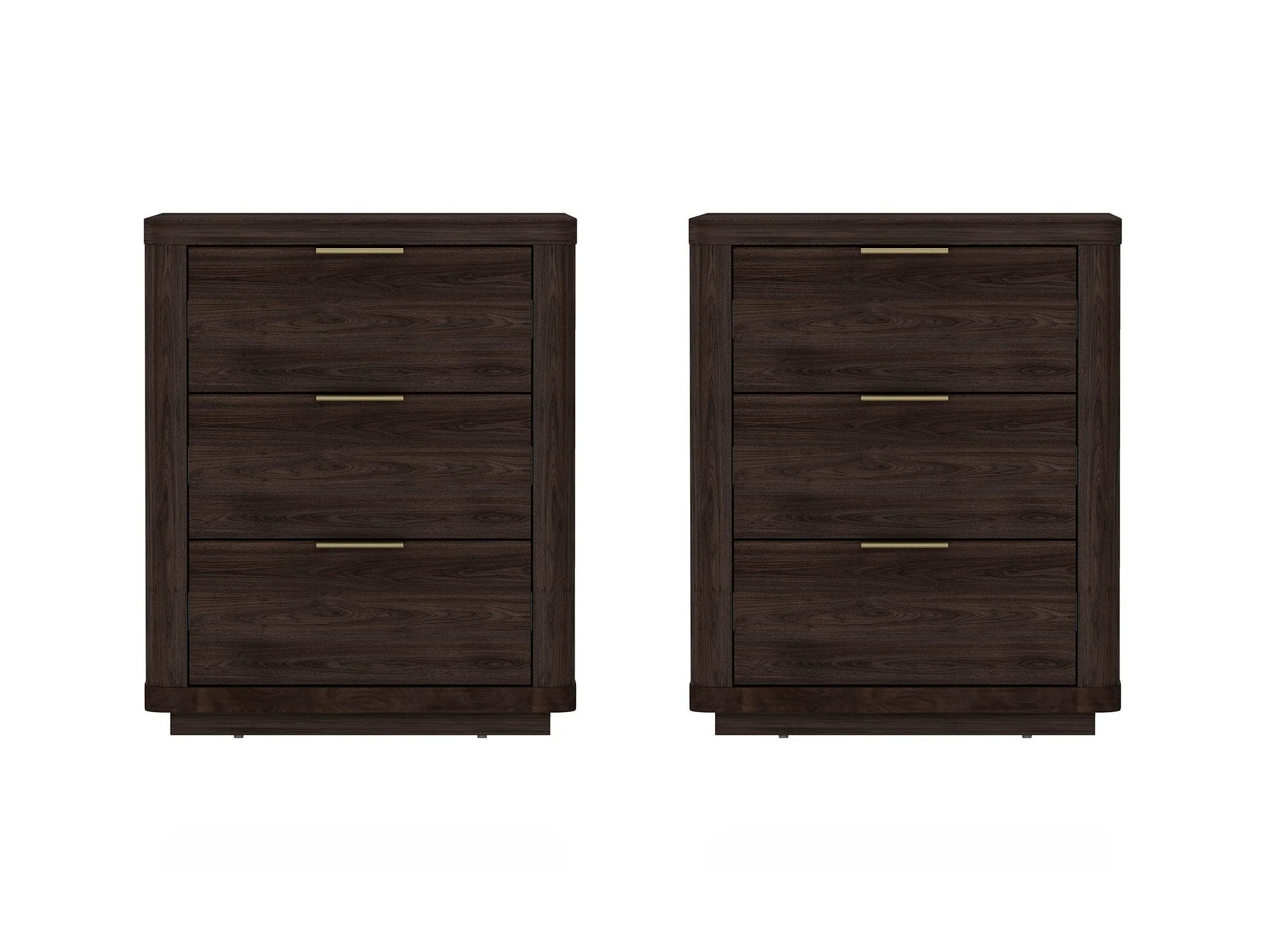 Evelyn Nightstand in Brown (set of 2)