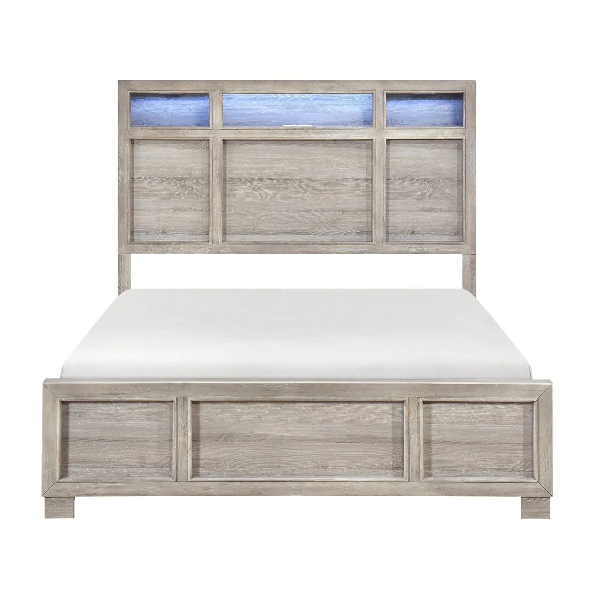 Everett Gray Bookcase Panel Bedroom Set - Image 8