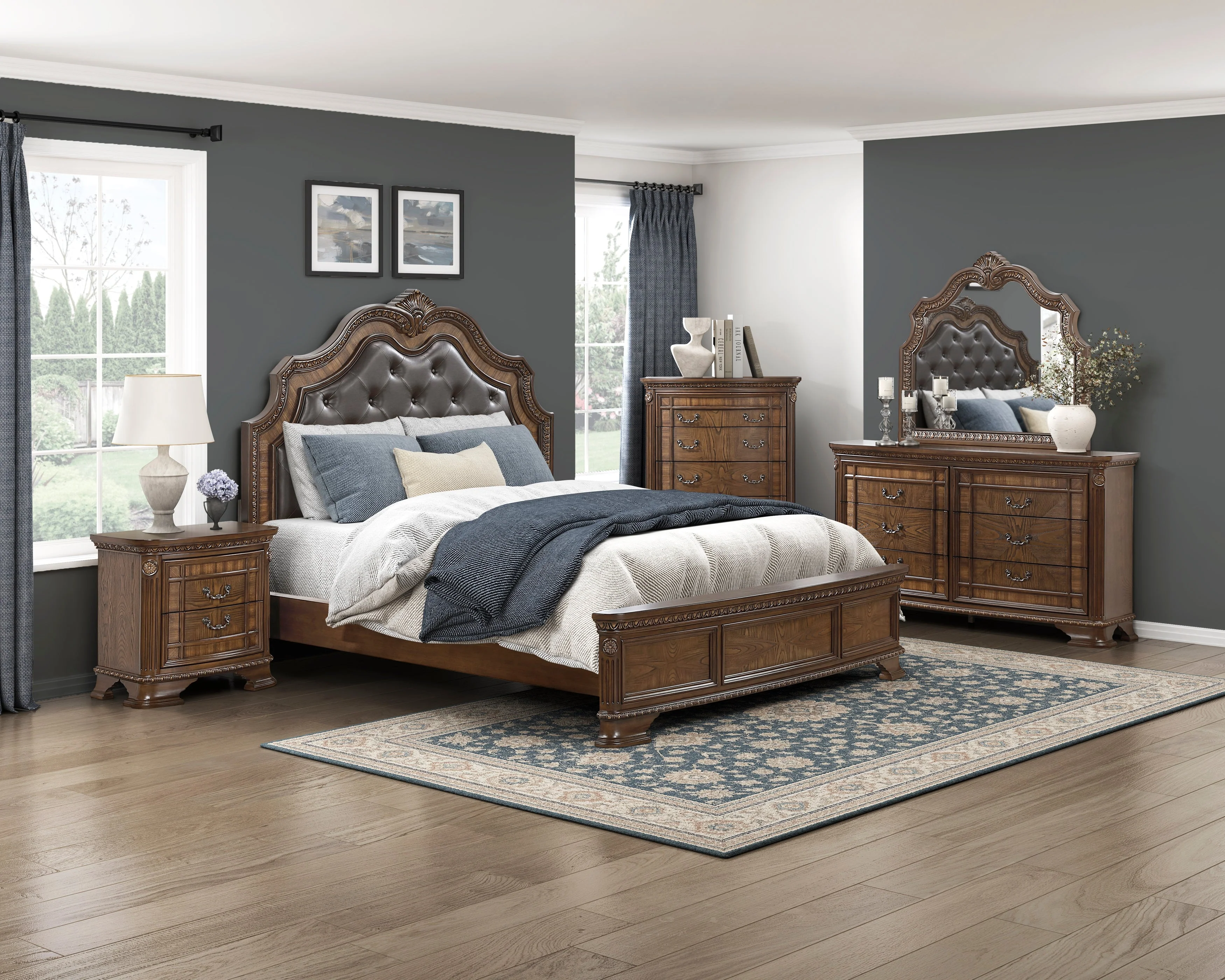 Everleigh Brown Night Stand - Image 7