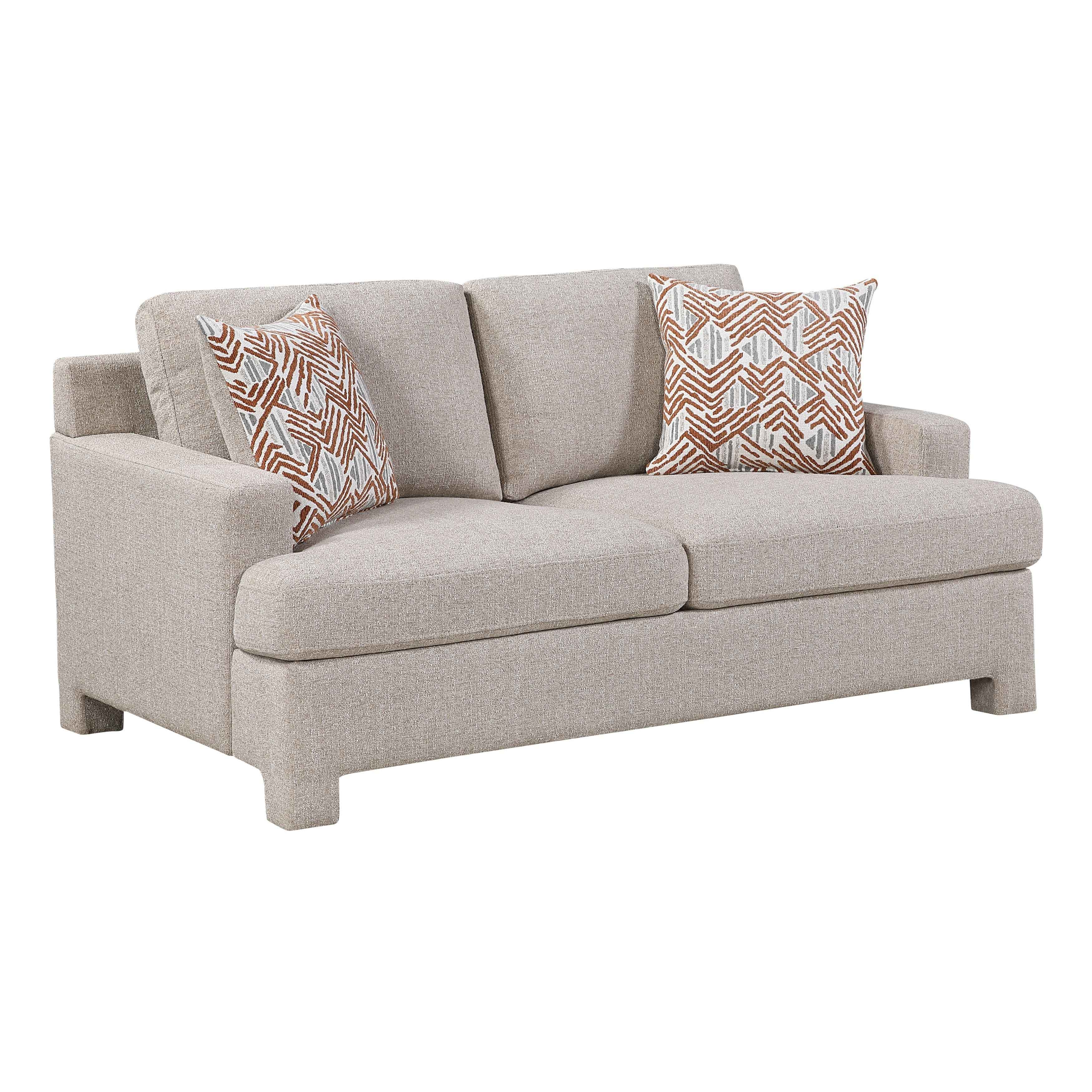 Everly Taupe Loveseat - Image 2
