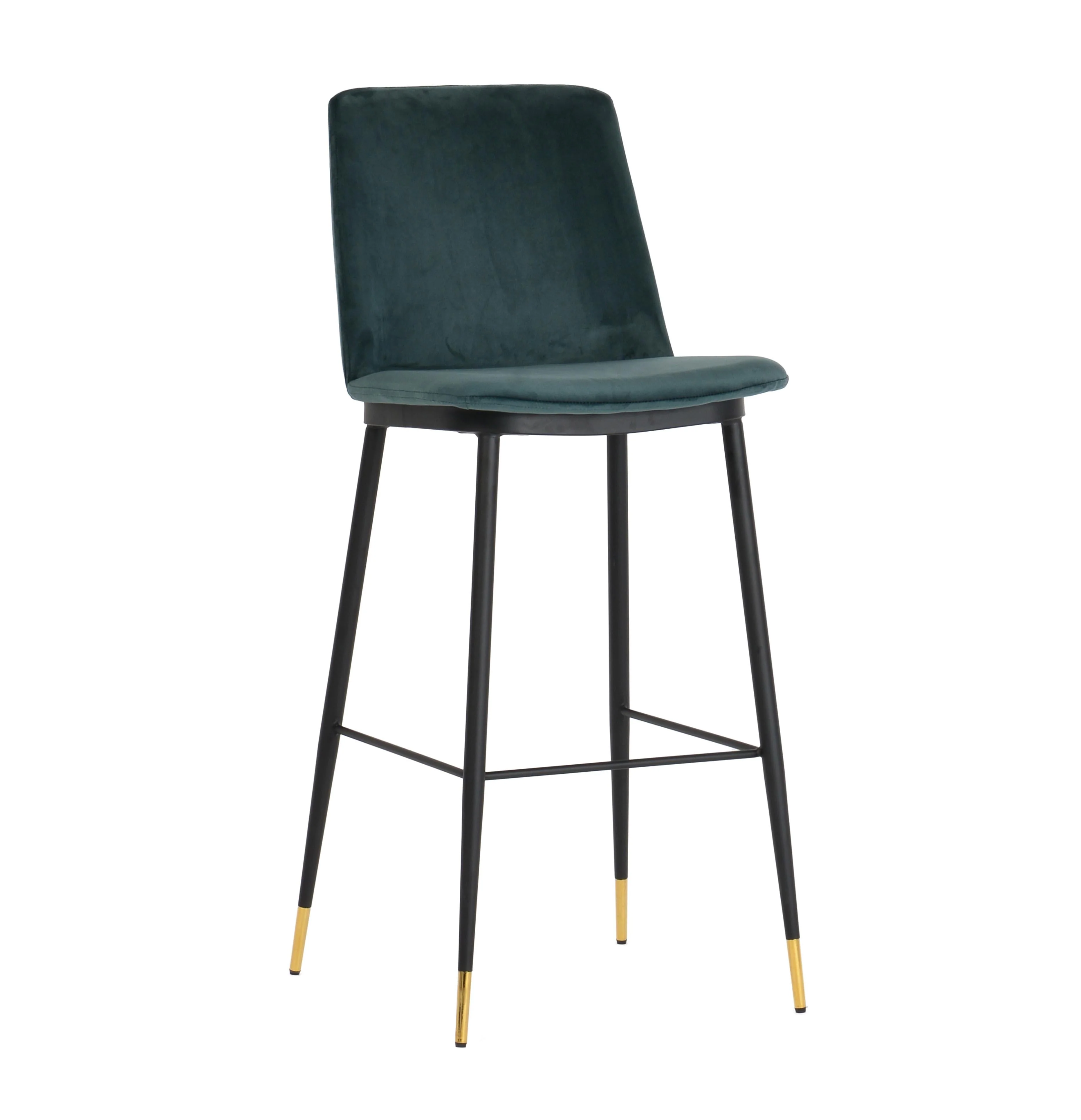 Evora Velvet Counter Stool - Set of 2 - Image 3
