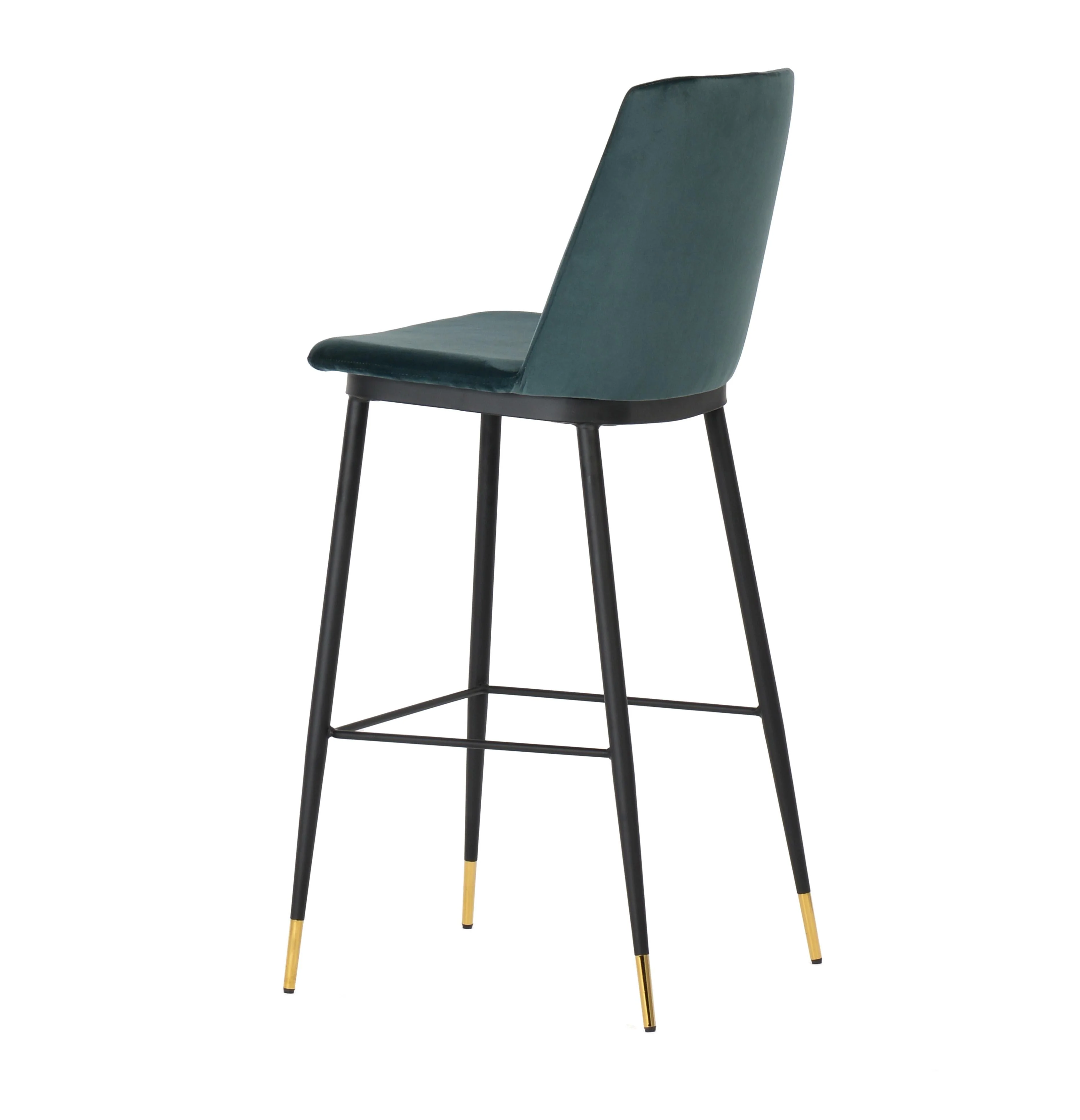 Evora Velvet Counter Stool - Set of 2 - Image 5