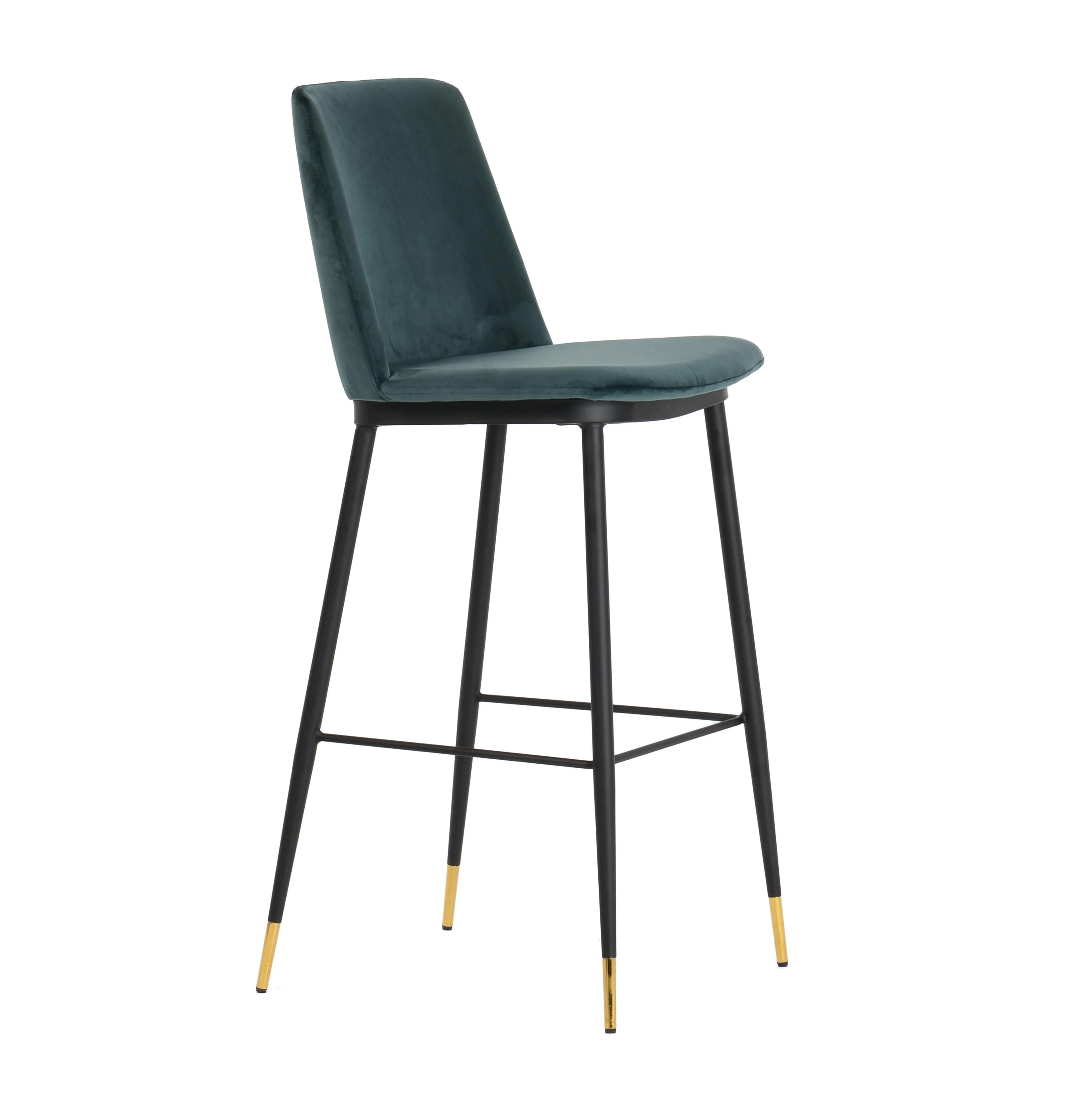 Evora Velvet Counter Stool - Set of 2 - Image 8