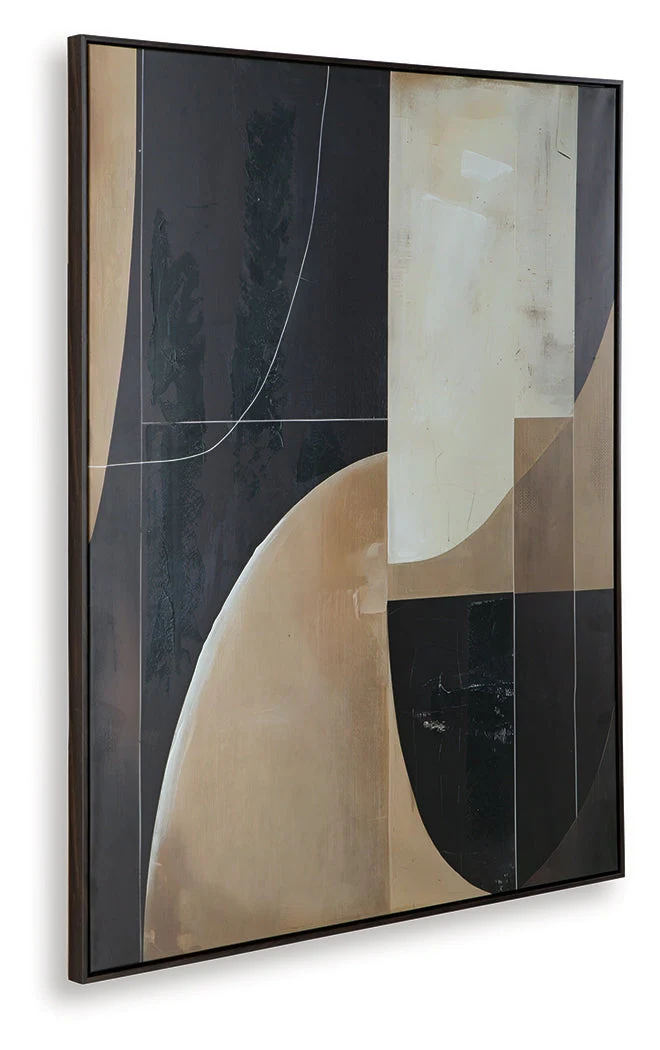 Ewanford Black/Brown/Tan Wall Art - Image 2