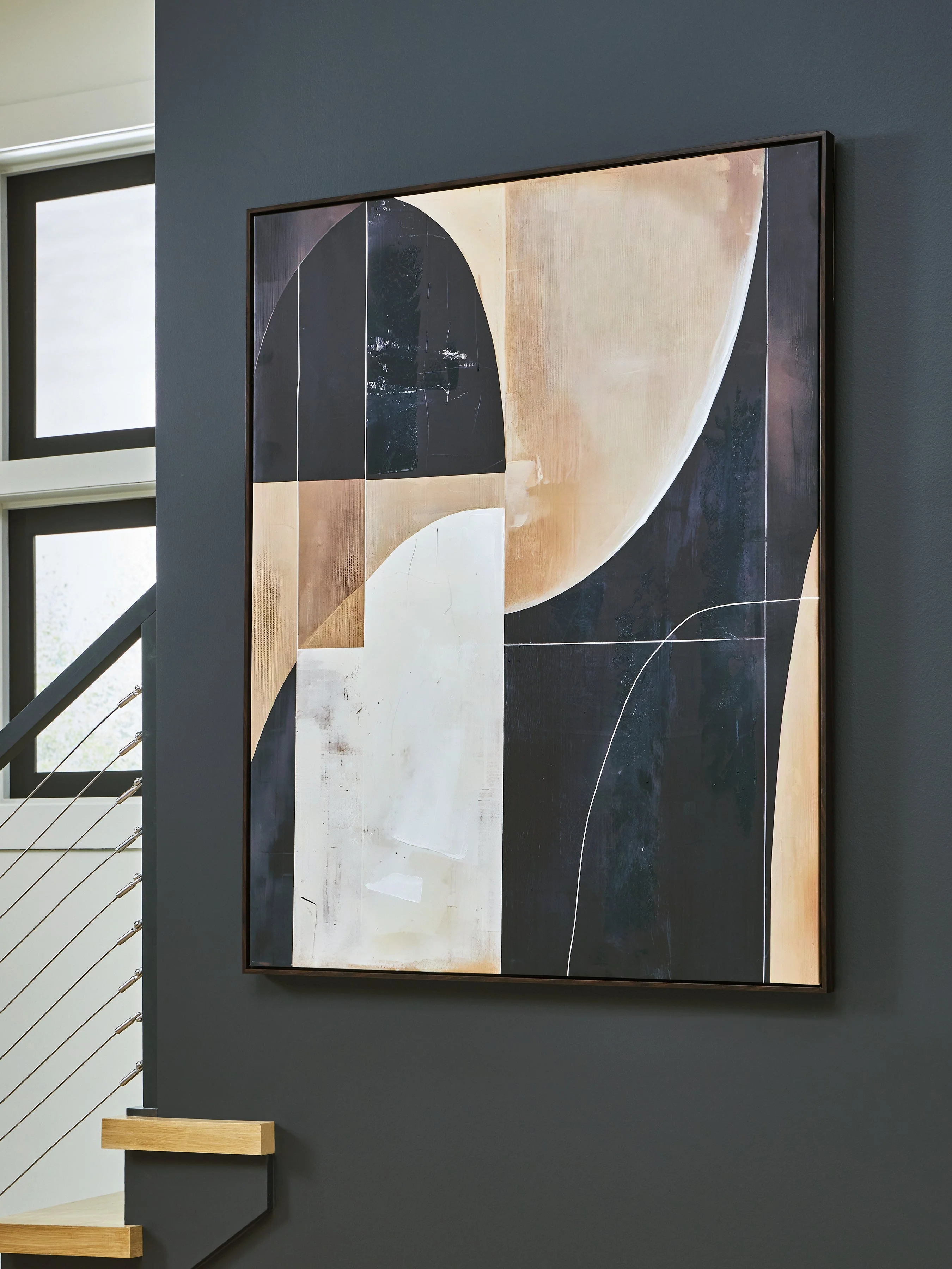 Ewanford Black/Brown/Tan Wall Art - Image 8