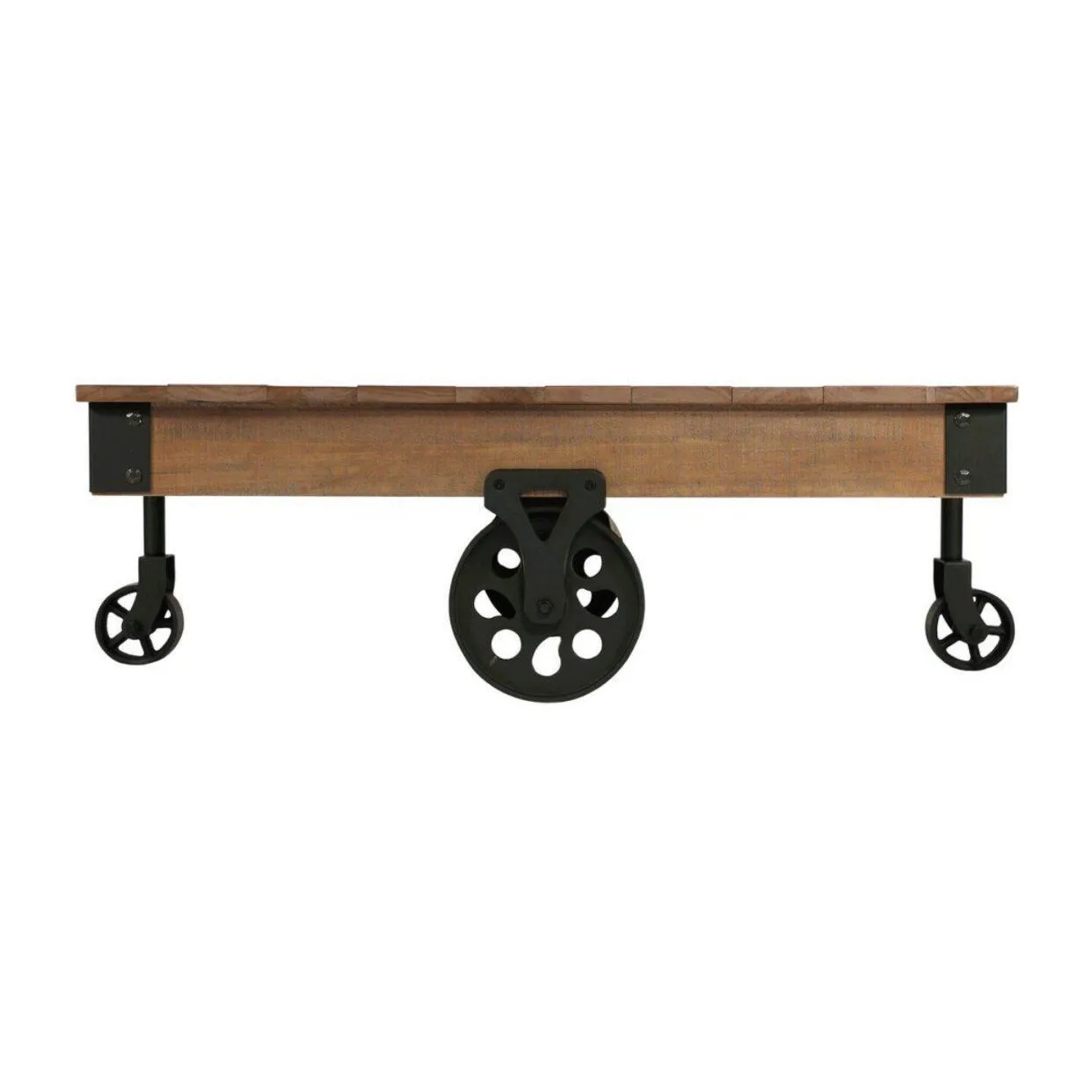 Factory Rustic Brown Cocktail Table - Image 5