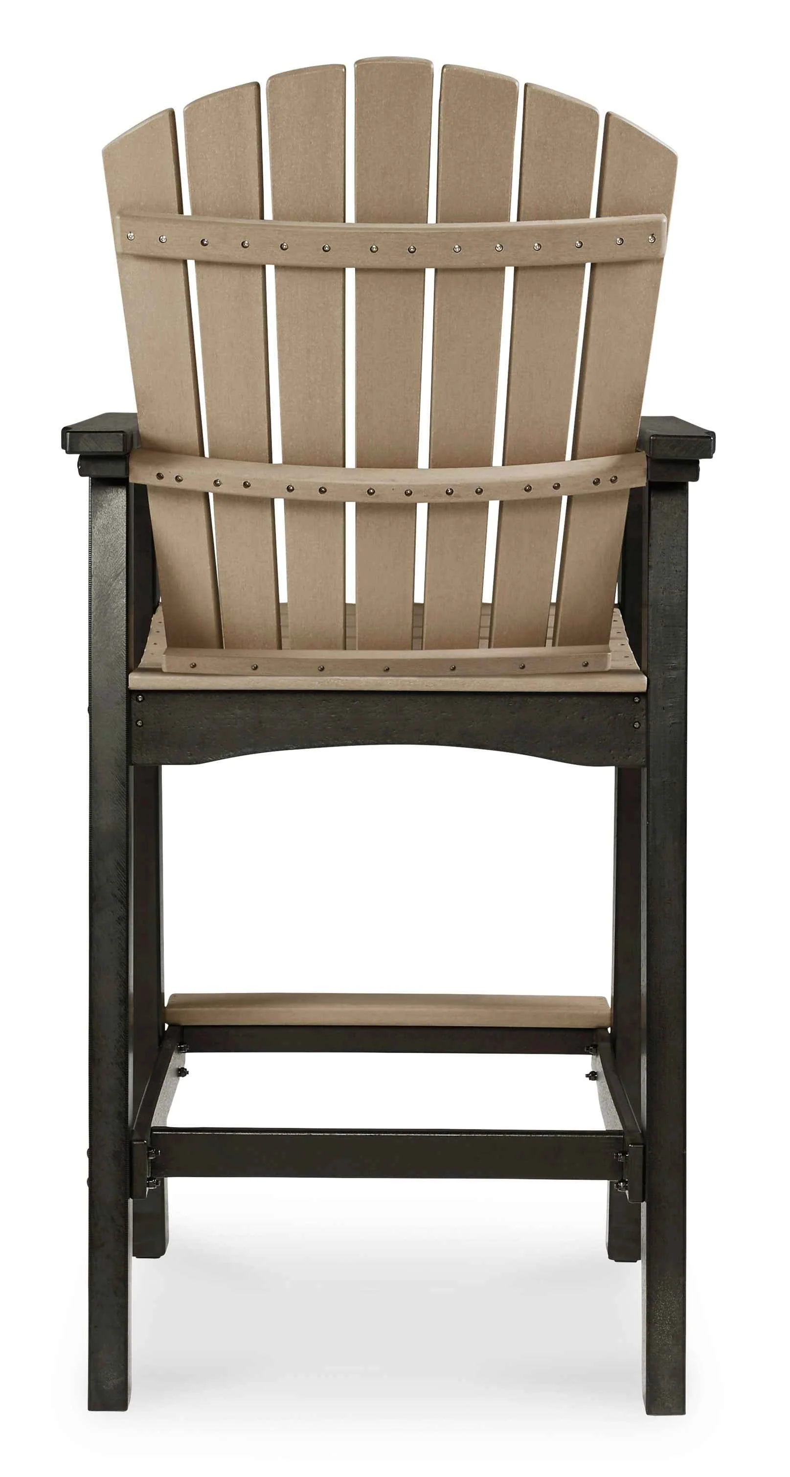 Fairen Trail Black/Driftwood Outdoor Counter Height Dining Table with 2 Barstools - Image 19