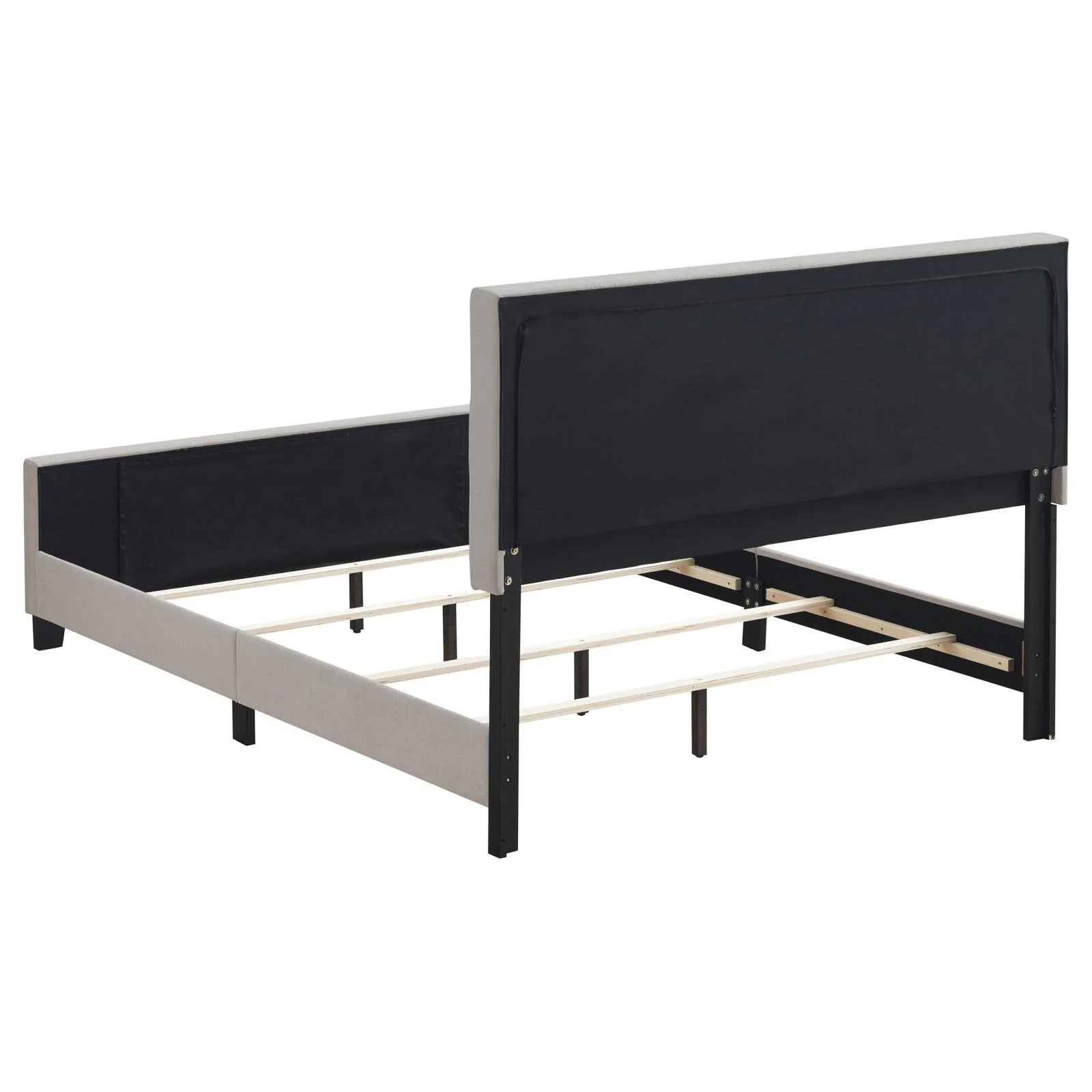Fairfield Beige Queen Upholstered Panel Bed - Image 4