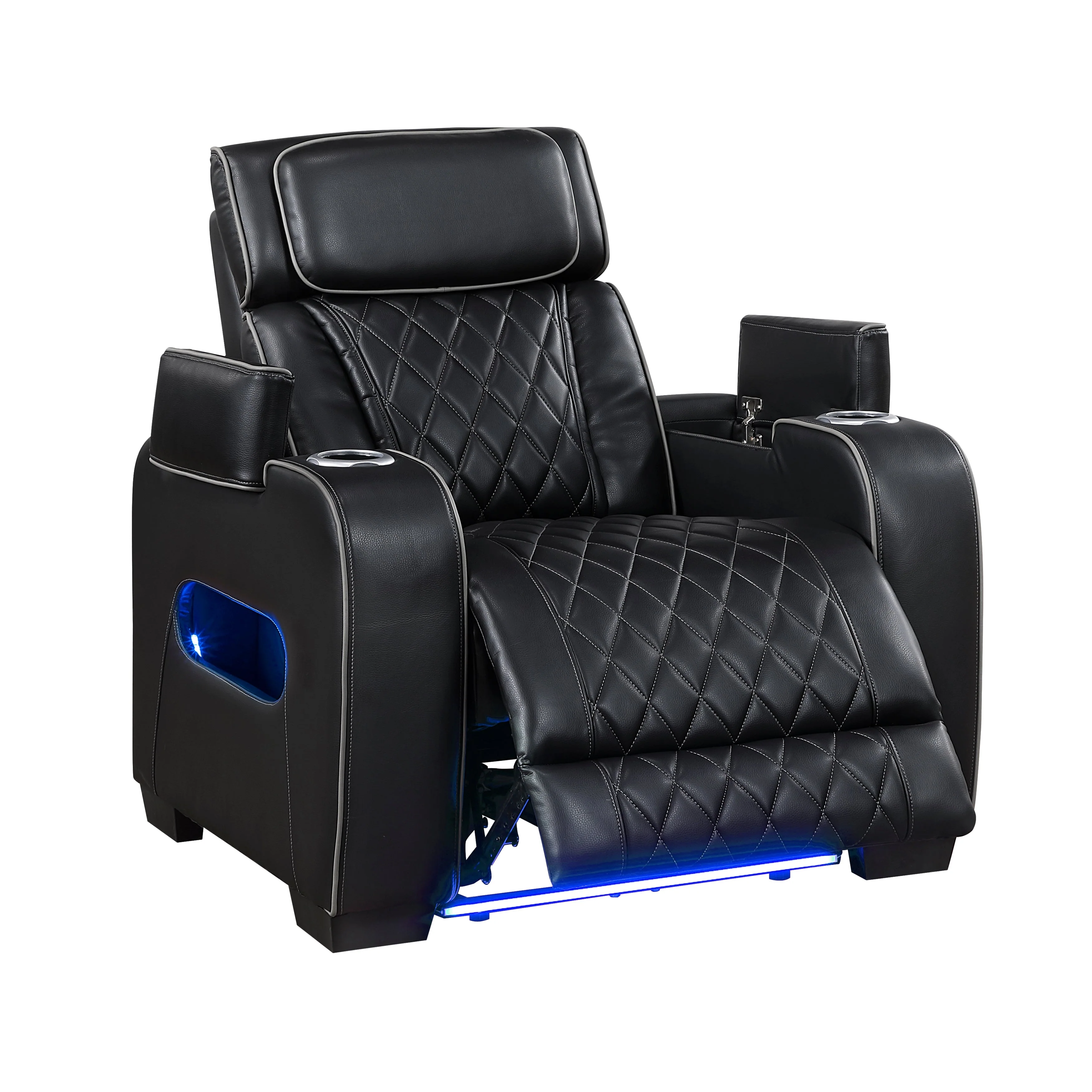 Fairway Black Power Reclining Chair - Image 12