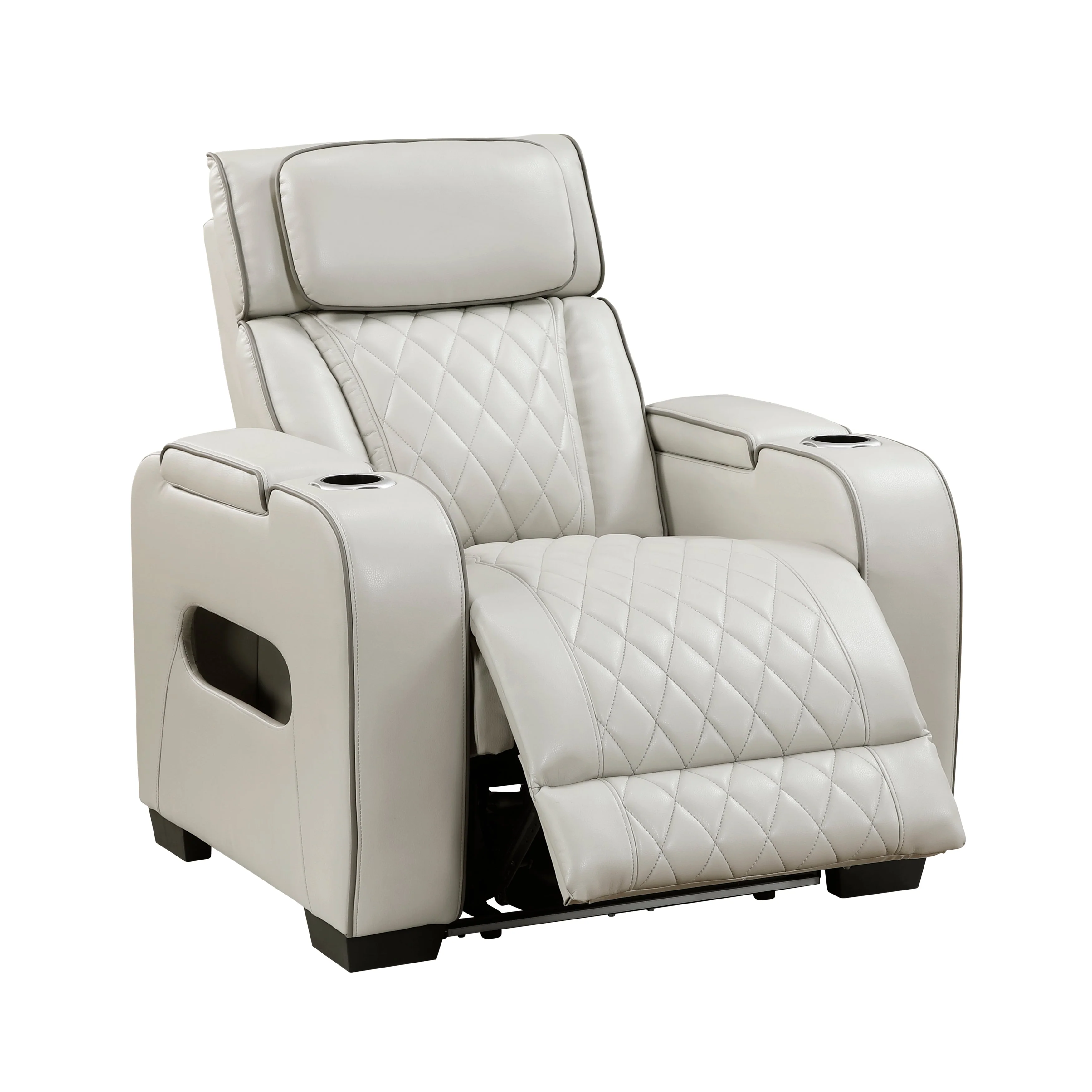 Fairway Taupe Power Double Reclining Living Room Set - Image 25