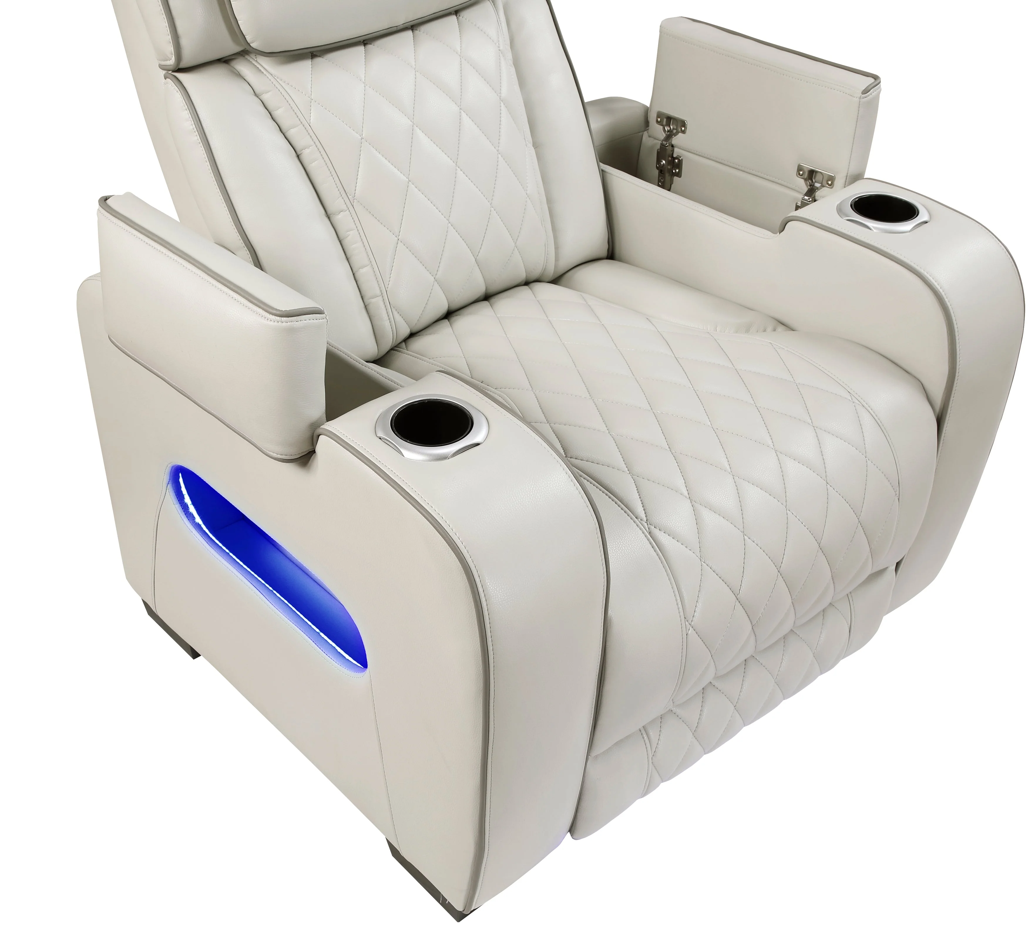 Fairway Taupe Power Double Reclining Living Room Set - Image 32