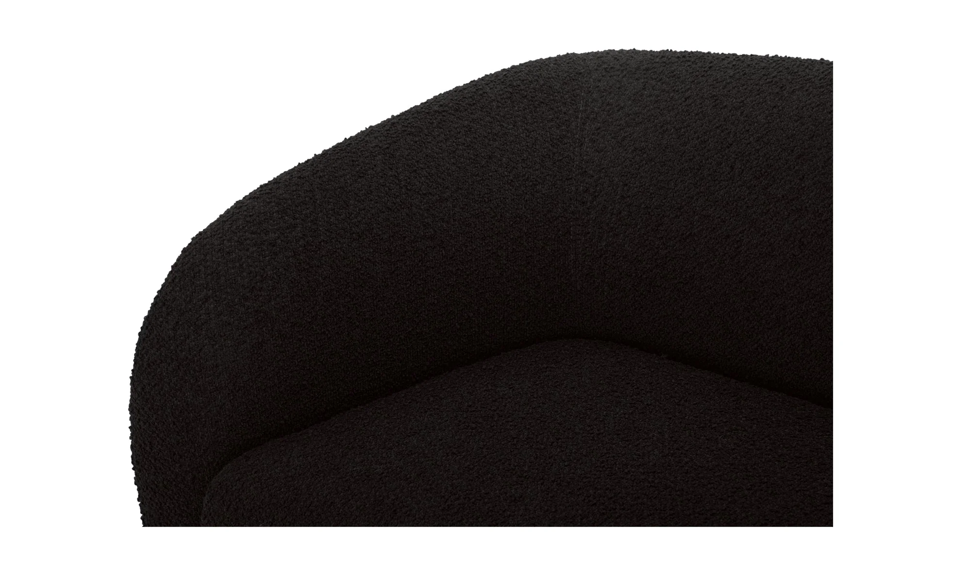Faye Sofa Black Boucle - Image 9