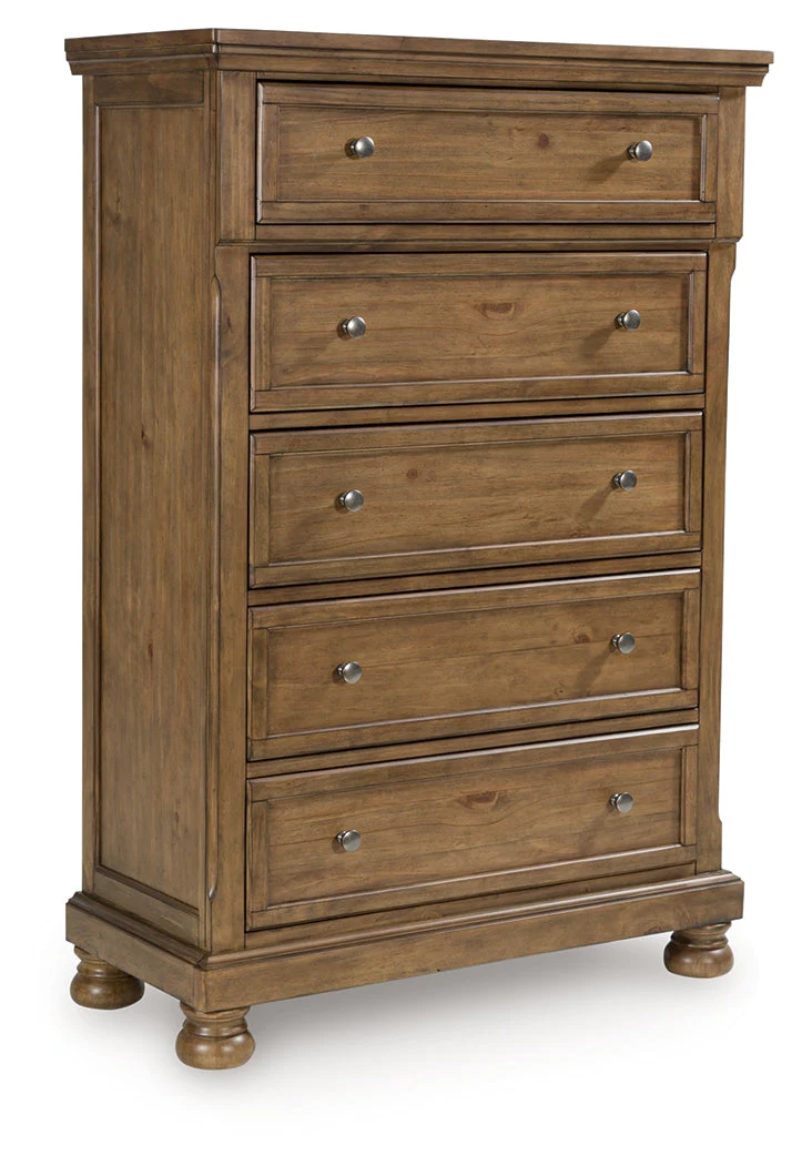 Feddinger Medium Brown Chest of Drawers