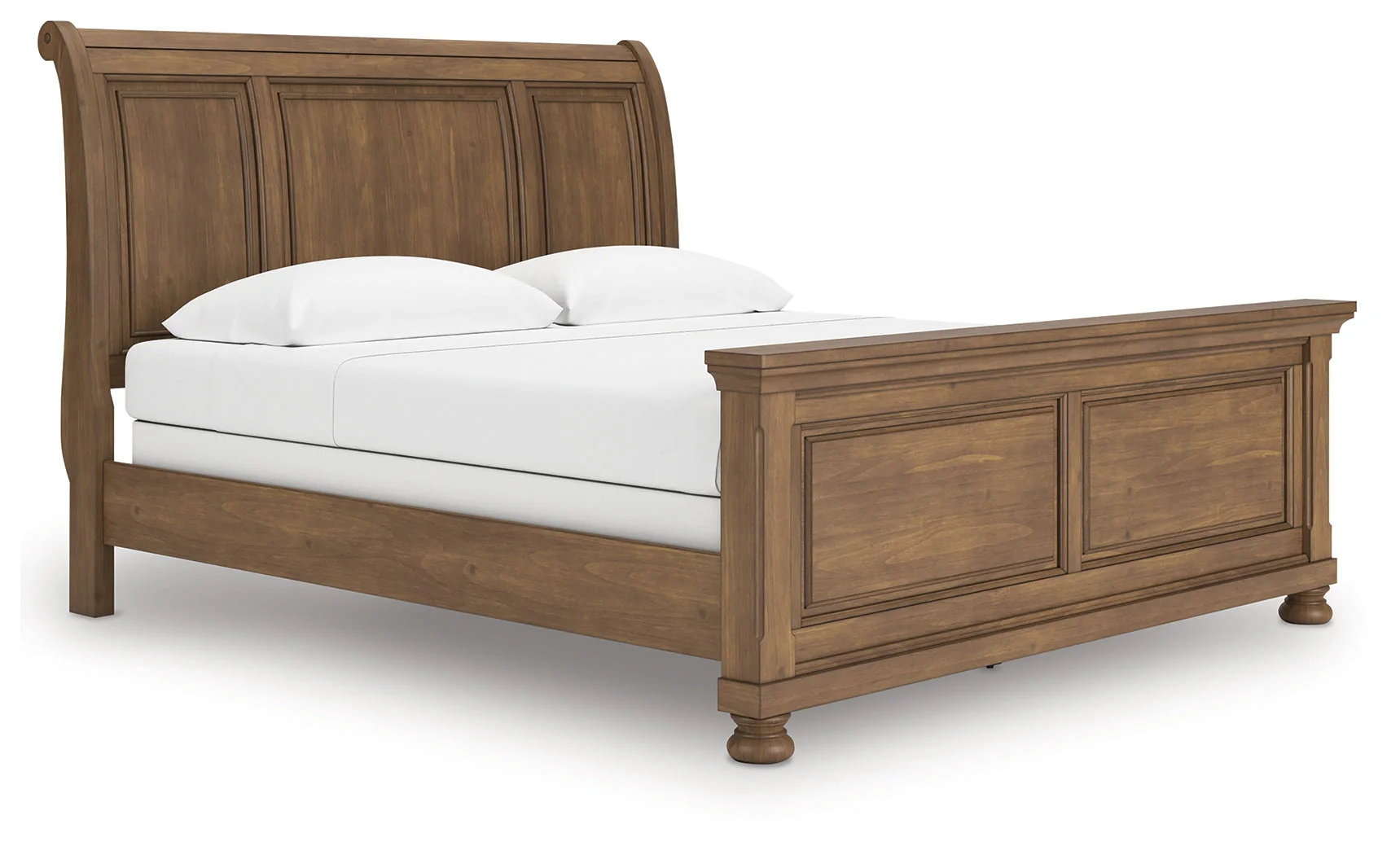 Feddinger Medium Brown King Sleigh Bed