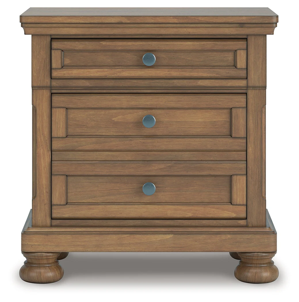 Feddinger Medium Brown Nightstand - Image 3