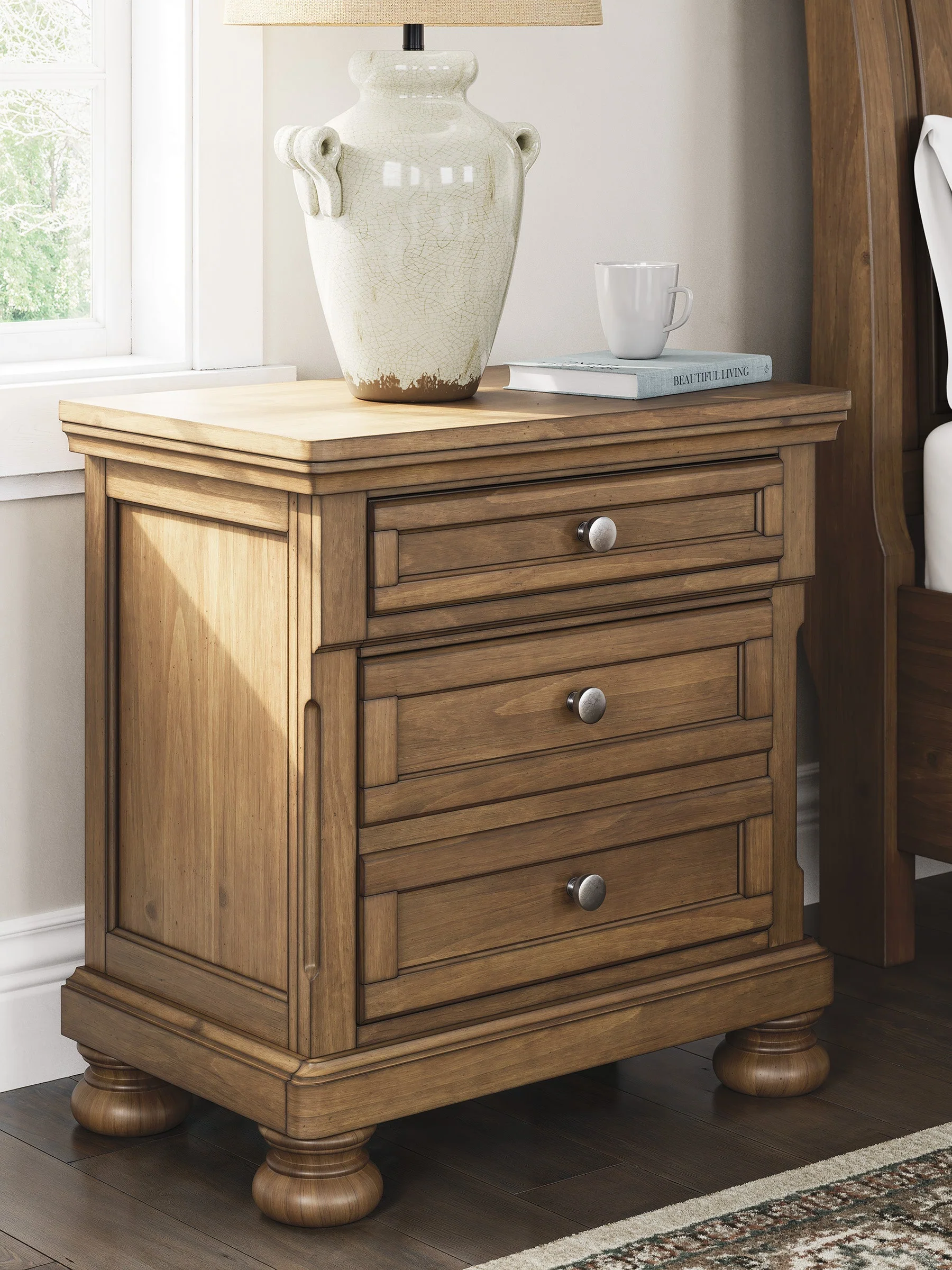 Feddinger Medium Brown Panel Bedroom Set - Image 24