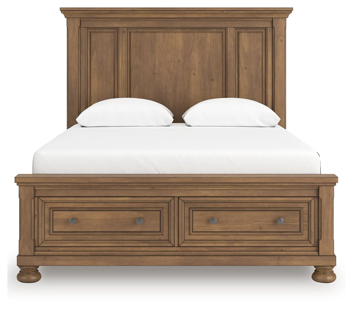 Feddinger Medium Brown Queen Panel Storage Bed - Image 6
