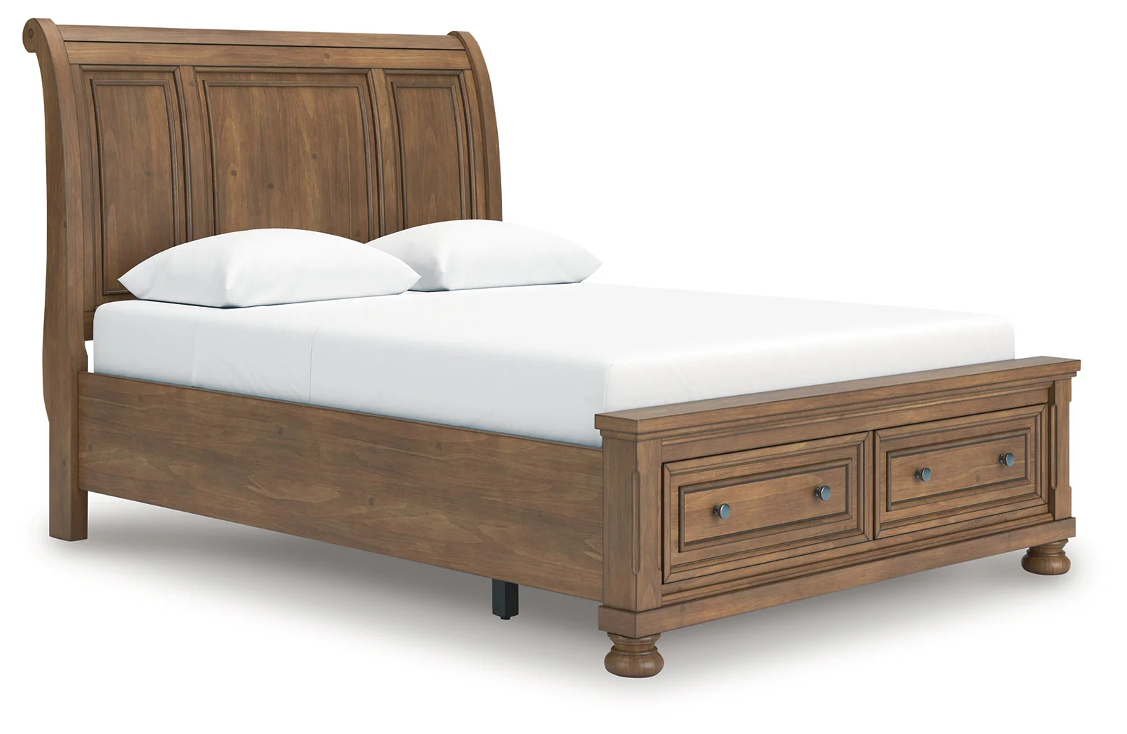 Feddinger Medium Brown Queen Storage Sleigh Bed - Image 2