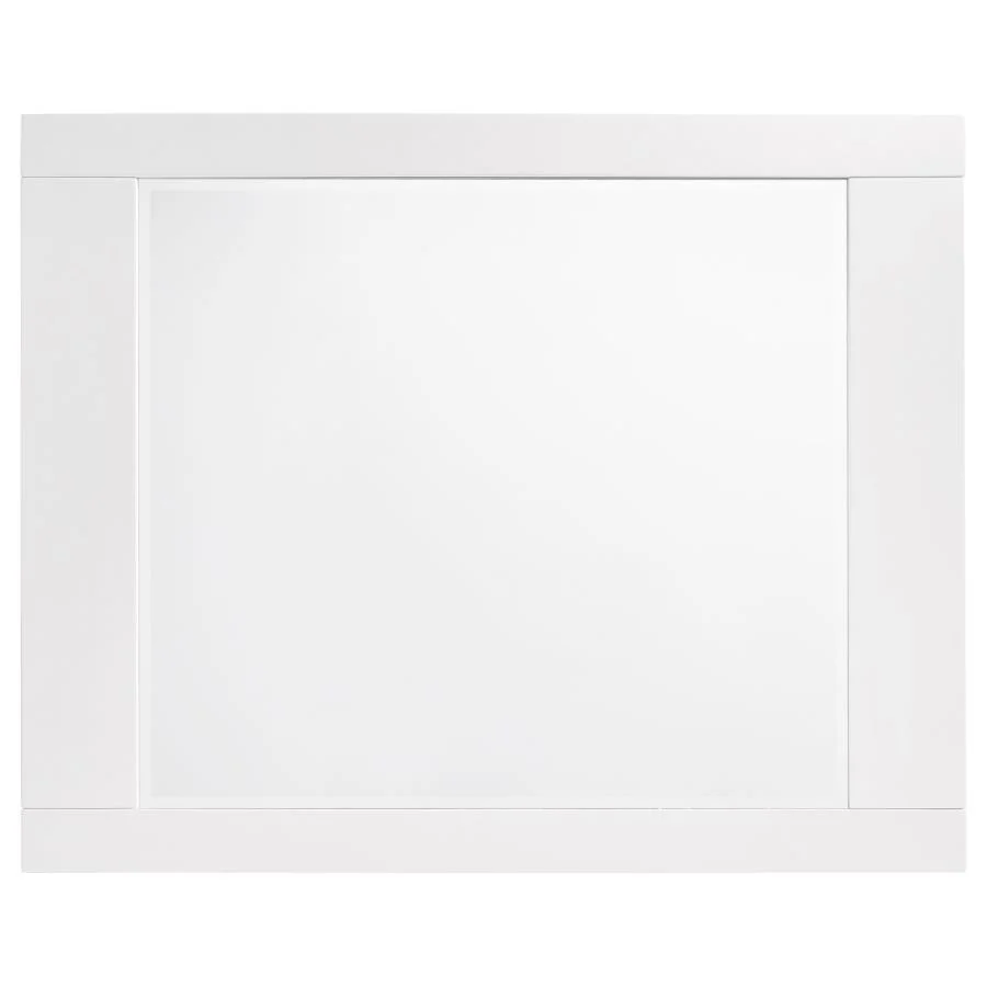 Felicity White High Gloss 6-piece Queen Bedroom Set - Image 9