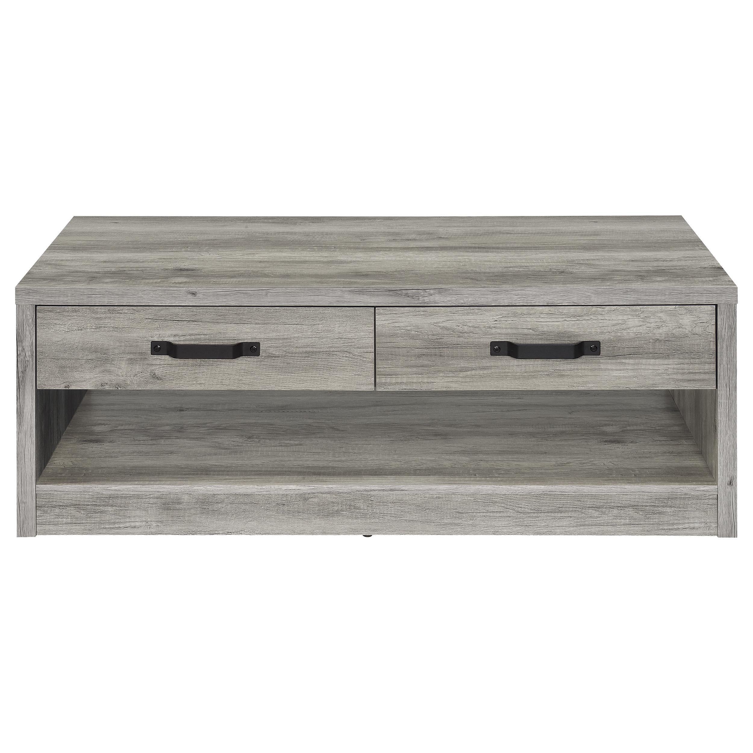 Felix Gray Driftwood 3-Piece Coffee and End Table Set - Image 10