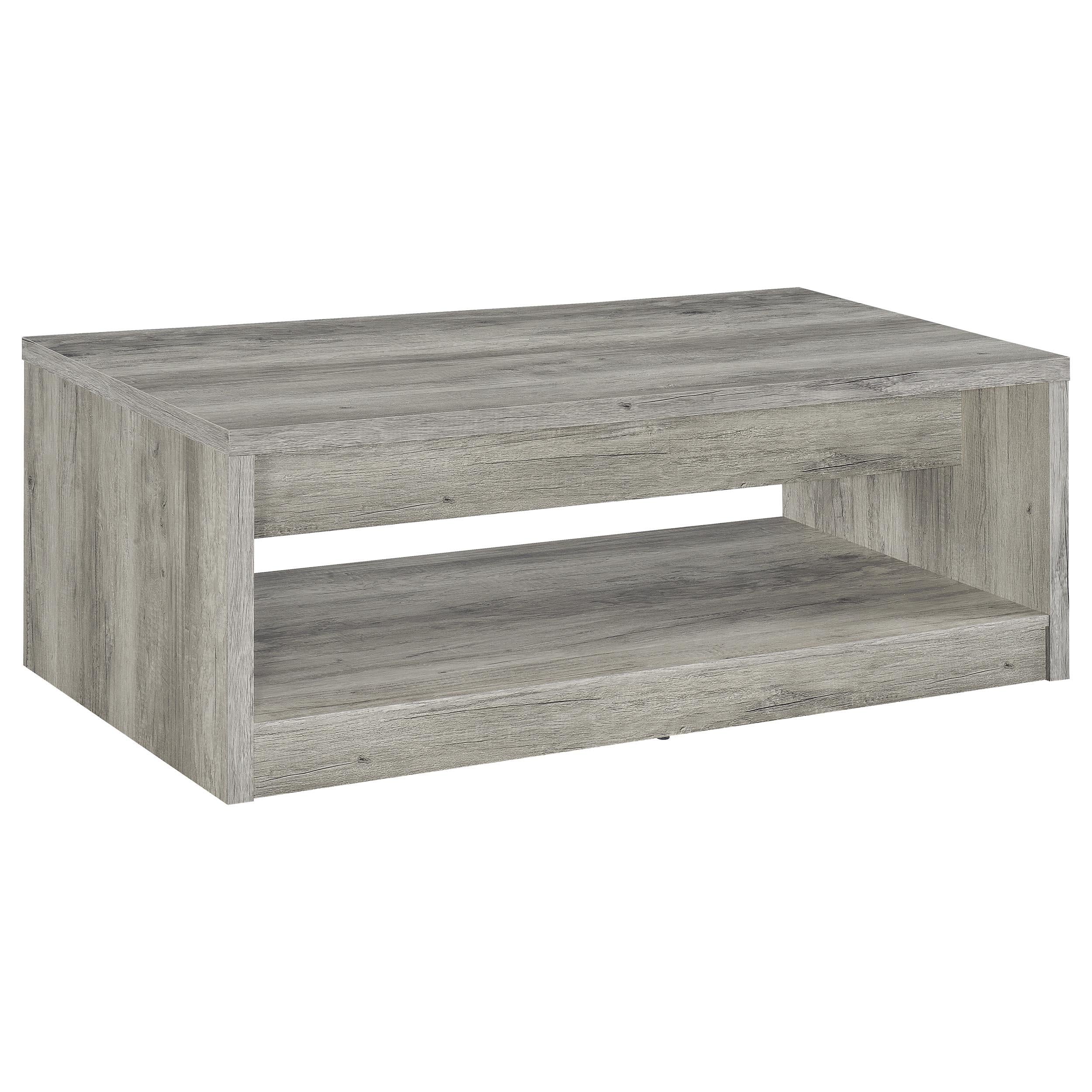 Felix Gray Driftwood 3-Piece Coffee and End Table Set - Image 11