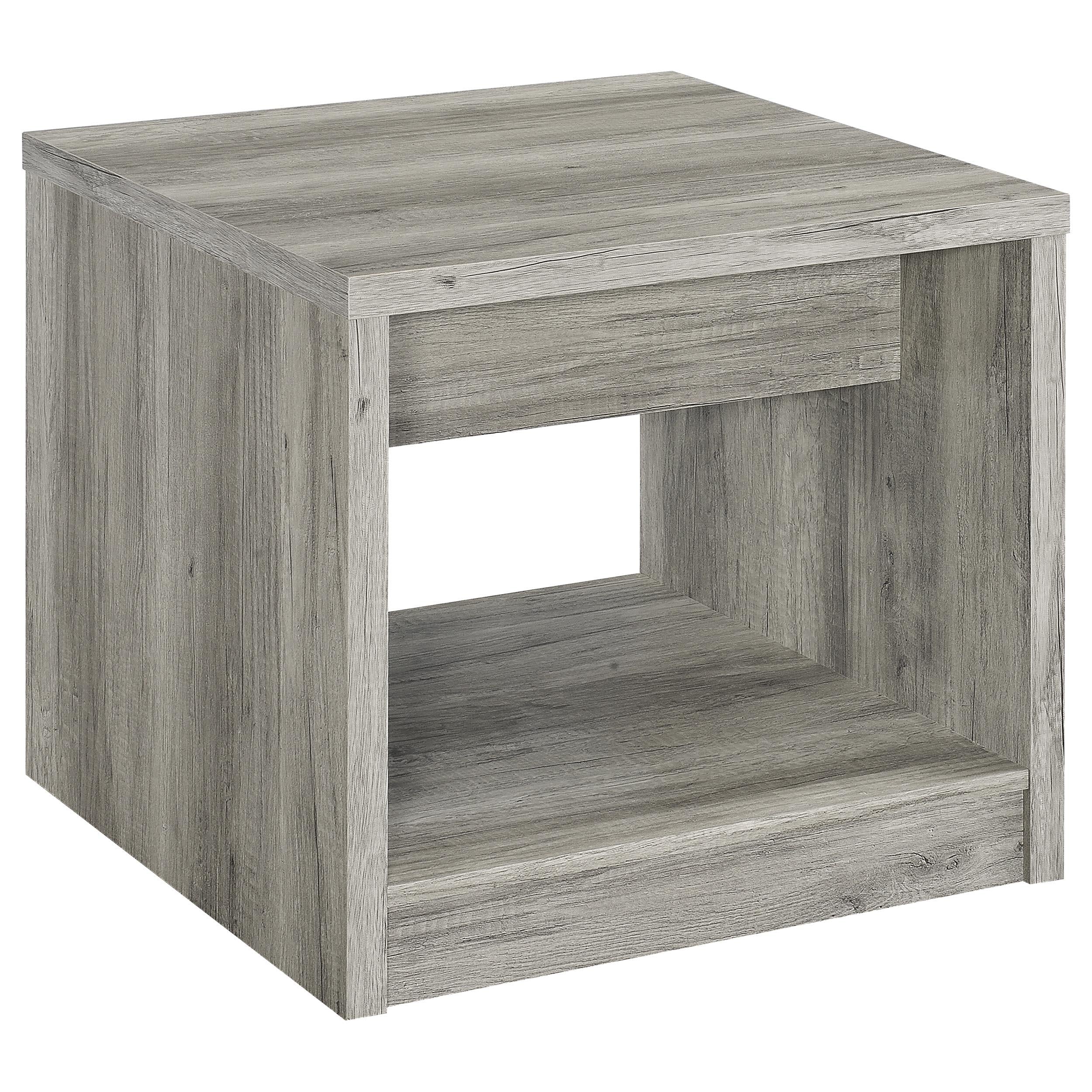Felix Gray Driftwood 3-Piece Coffee and End Table Set - Image 6