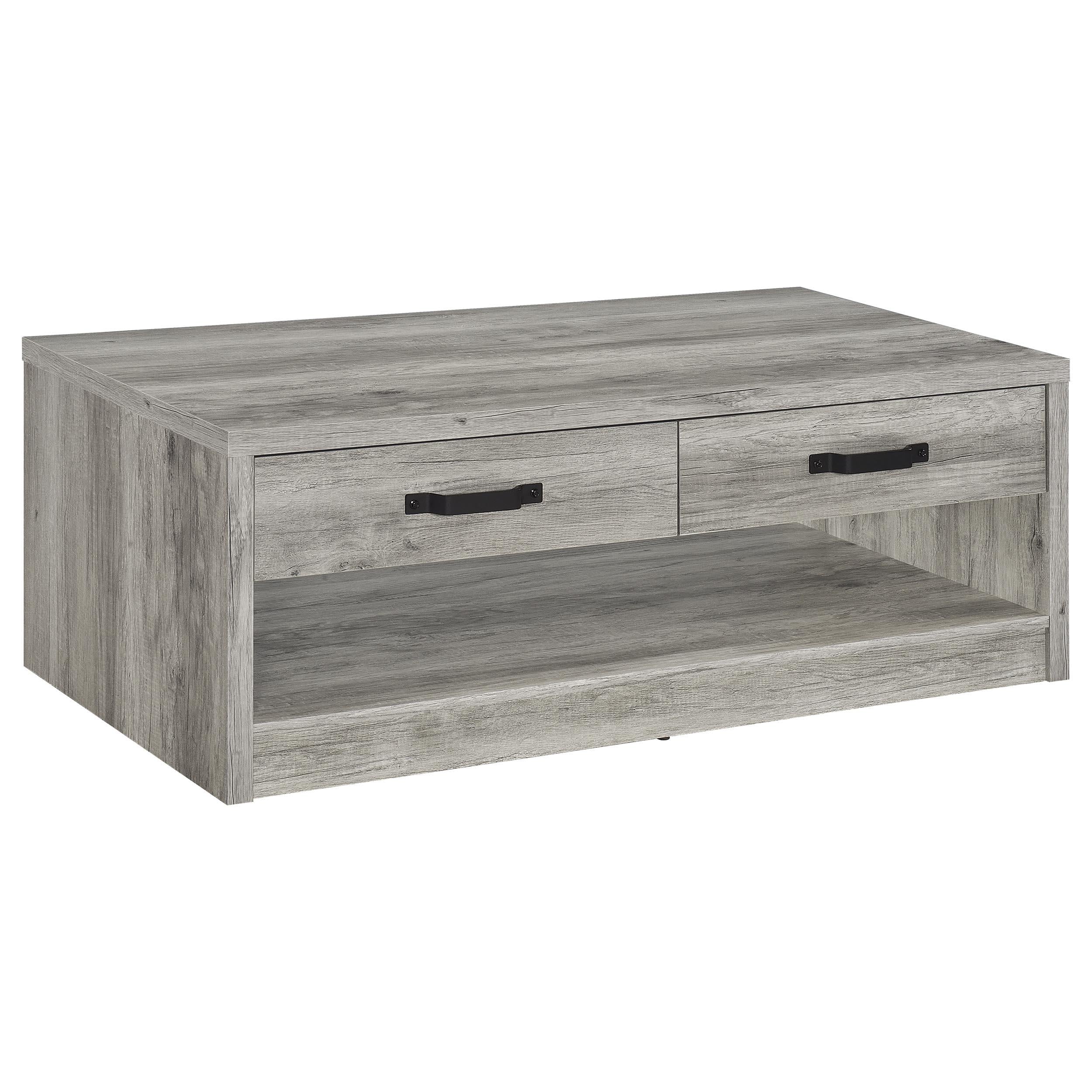 Felix Gray Driftwood 3-Piece Coffee and End Table Set - Image 8