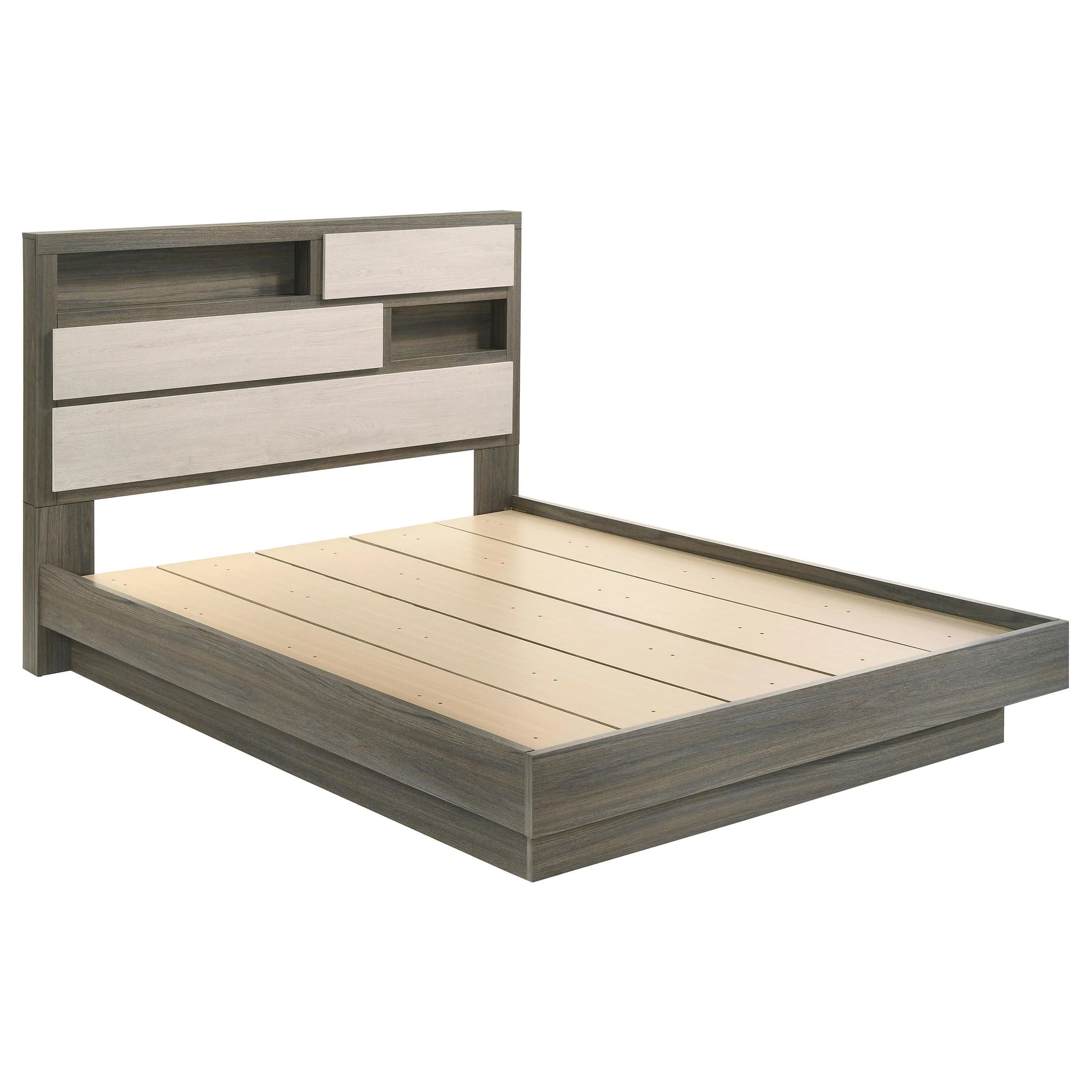 Fenwick Grey Oak 5-Piece Queen Bedroom Set - Image 3