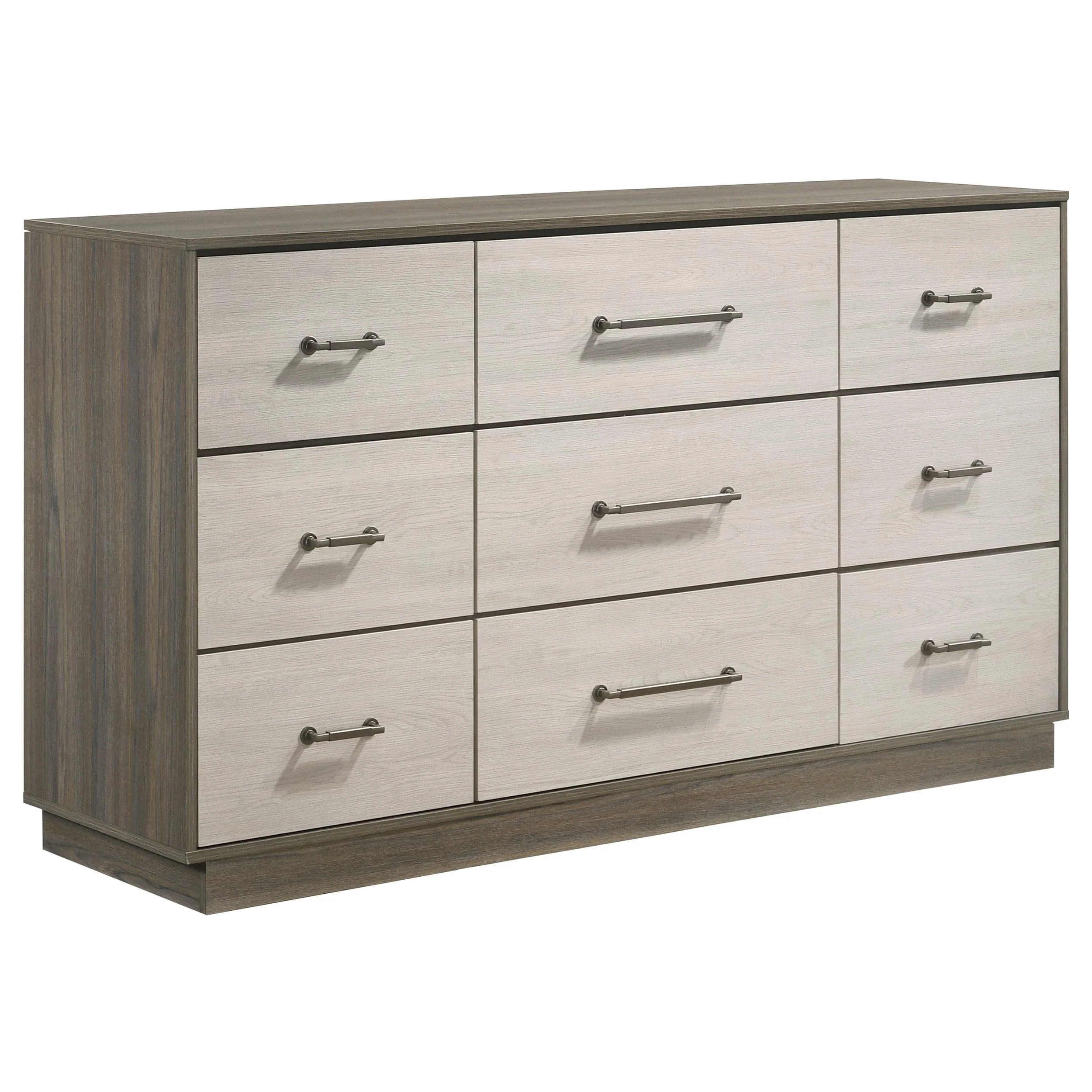 Fenwick Grey Oak 5-Piece Queen Bedroom Set - Image 7