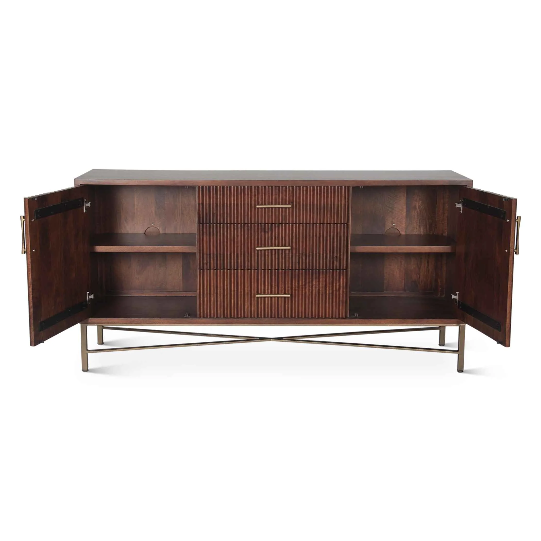 Fern 38" Cabinet with Two Doors in Coastal White - Image 2