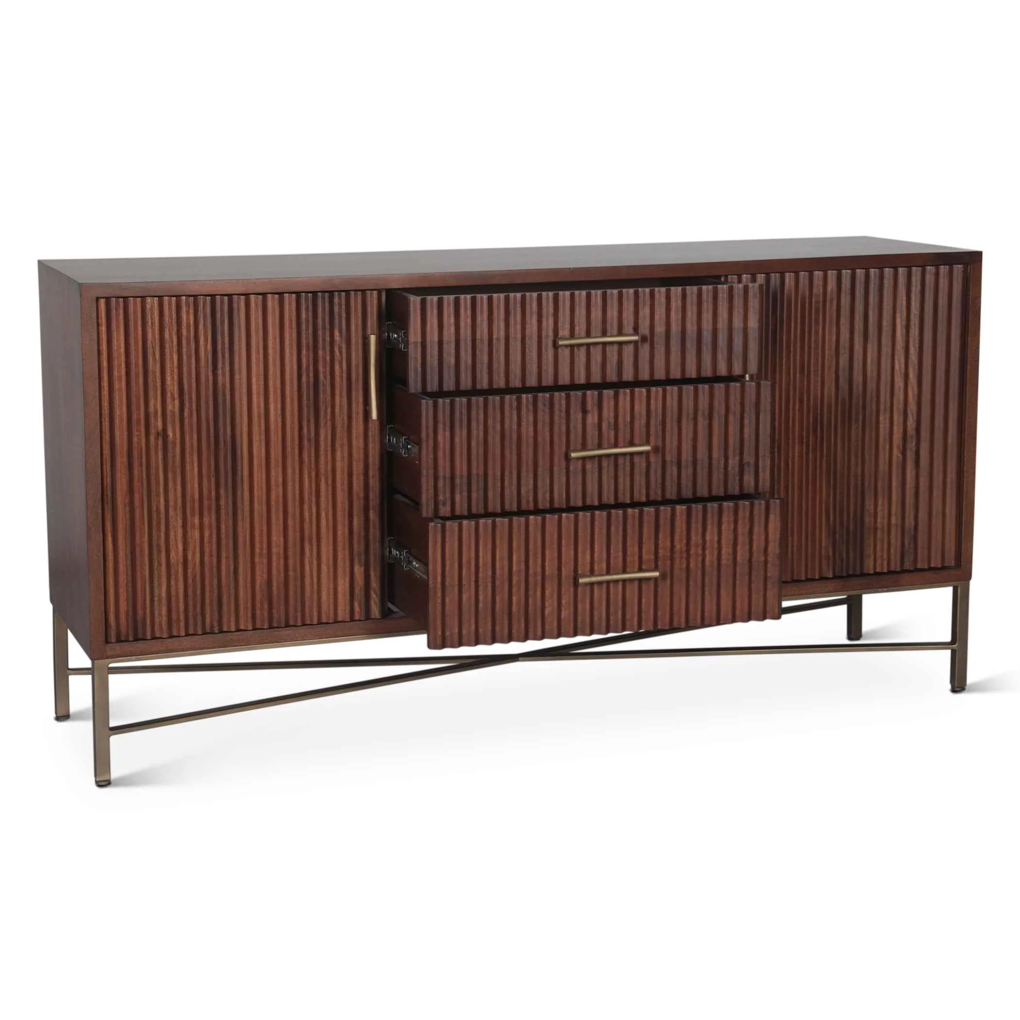Fern 38" Cabinet with Two Doors in Coastal White - Image 4