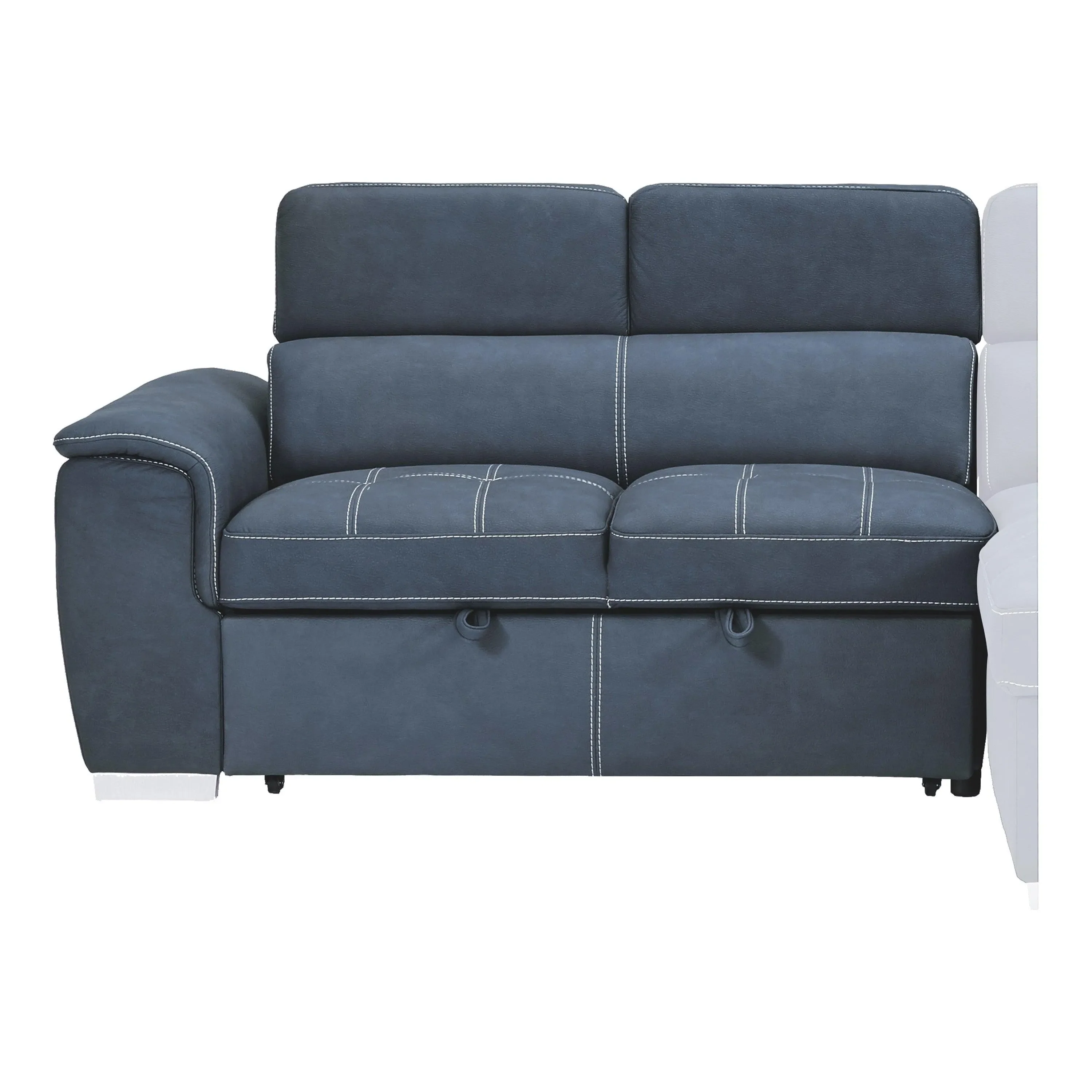 Ferriday Blue Storage Sleeper Sectional - Image 8