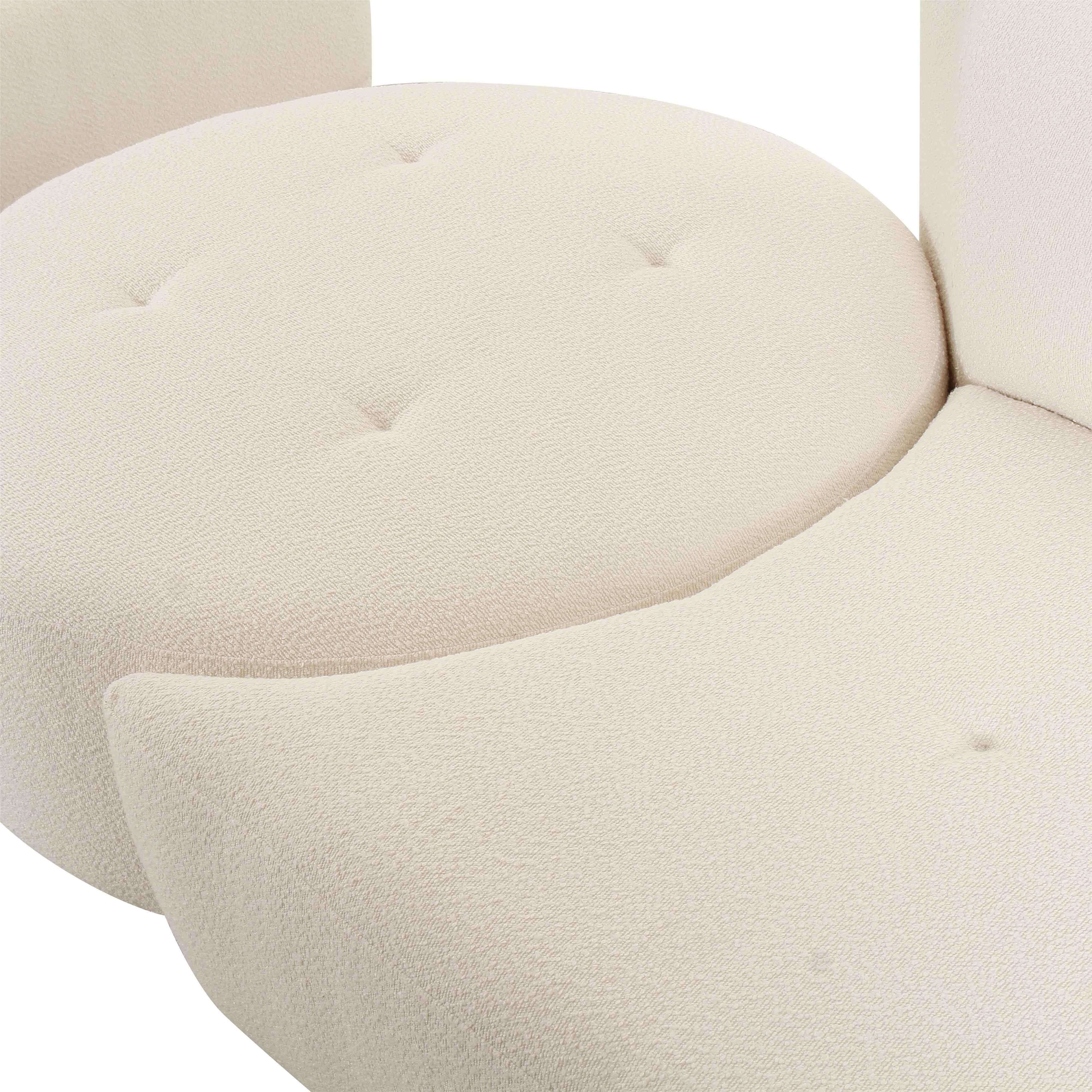 Fickle Cream Boucle 4-Piece Modular Sectional - Image 13