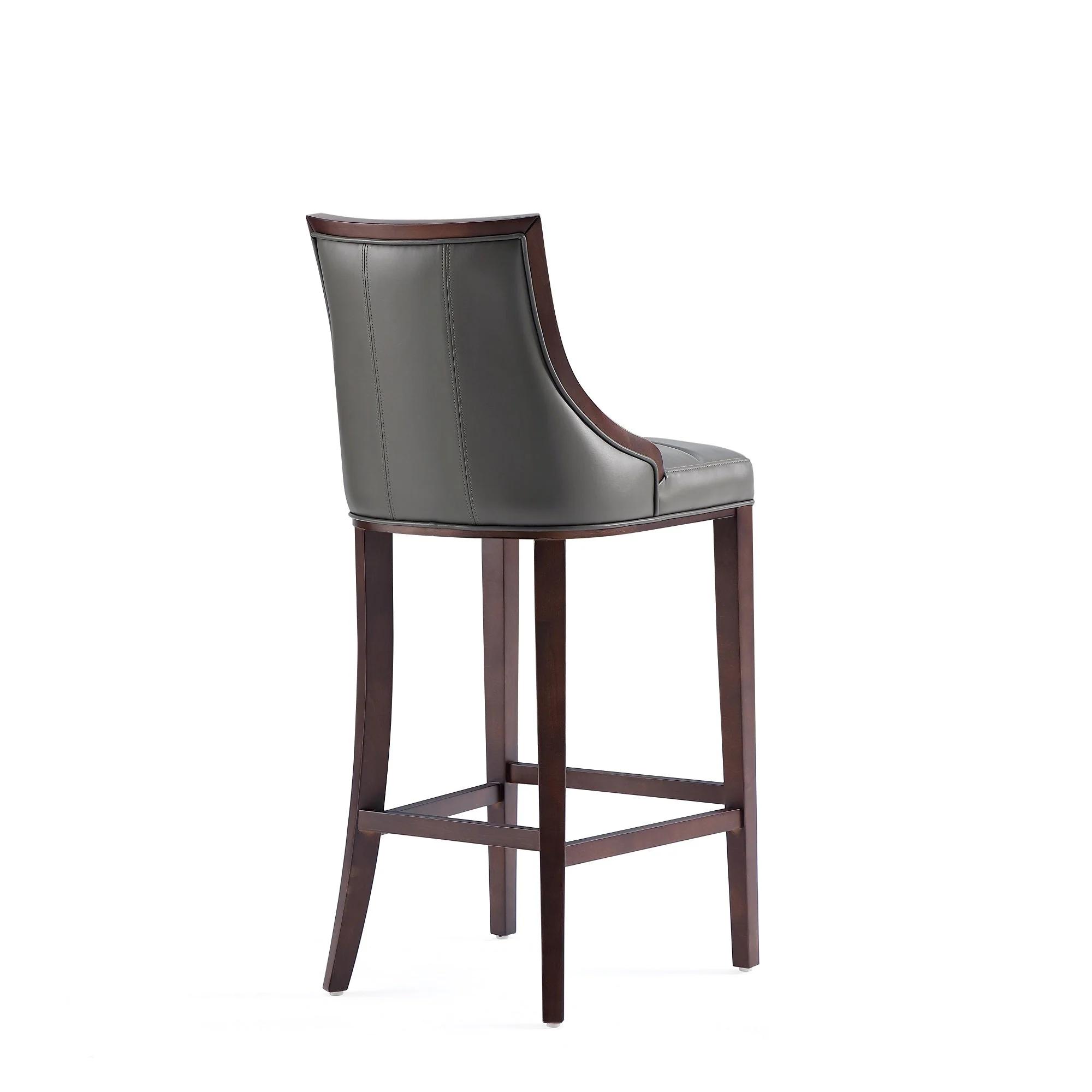 Fifth Avenue Faux Leather Barstool in Pebble Grey - Image 6