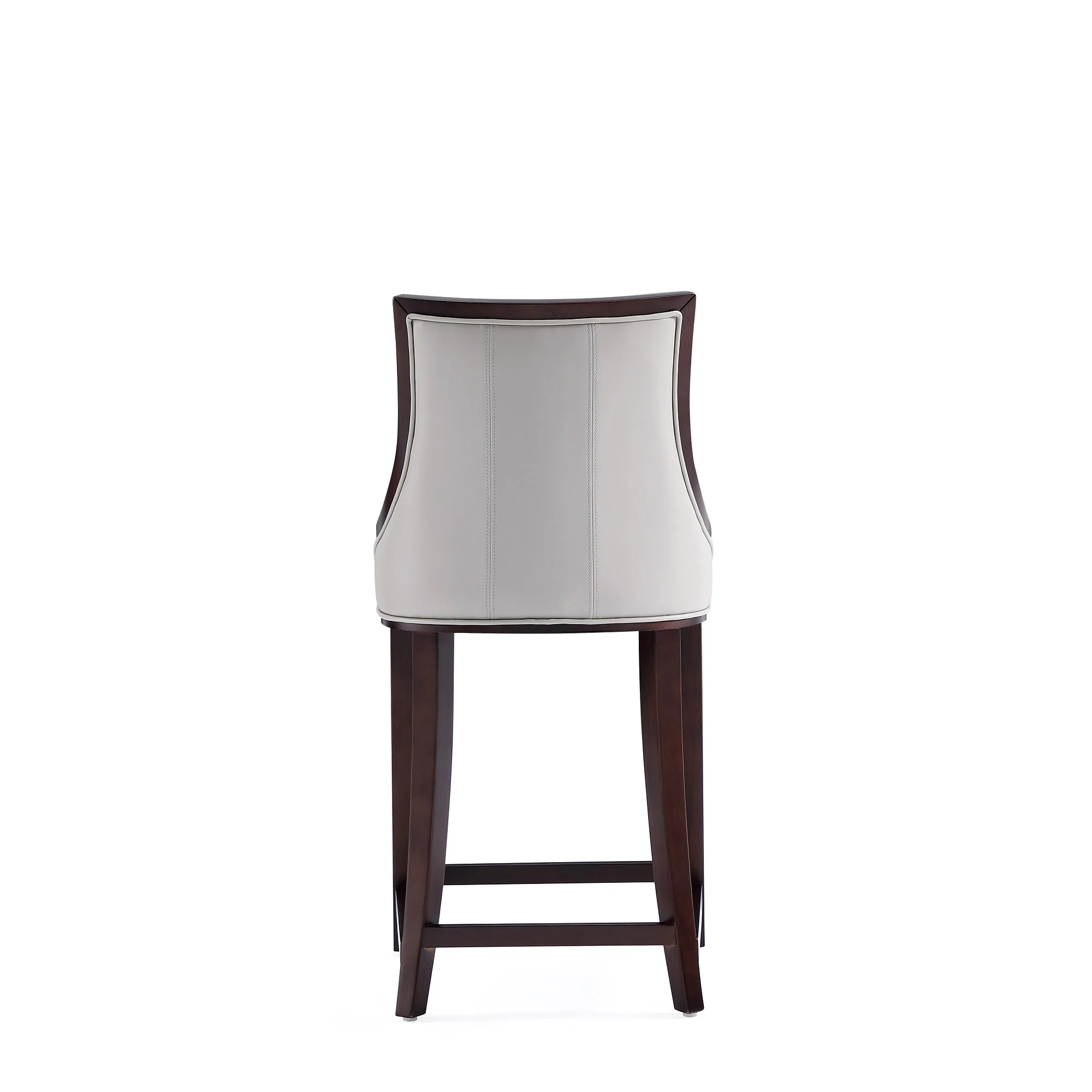 Fifth Avenue Faux Leather Counter Stool in Light Grey (set of 3) - Image 8