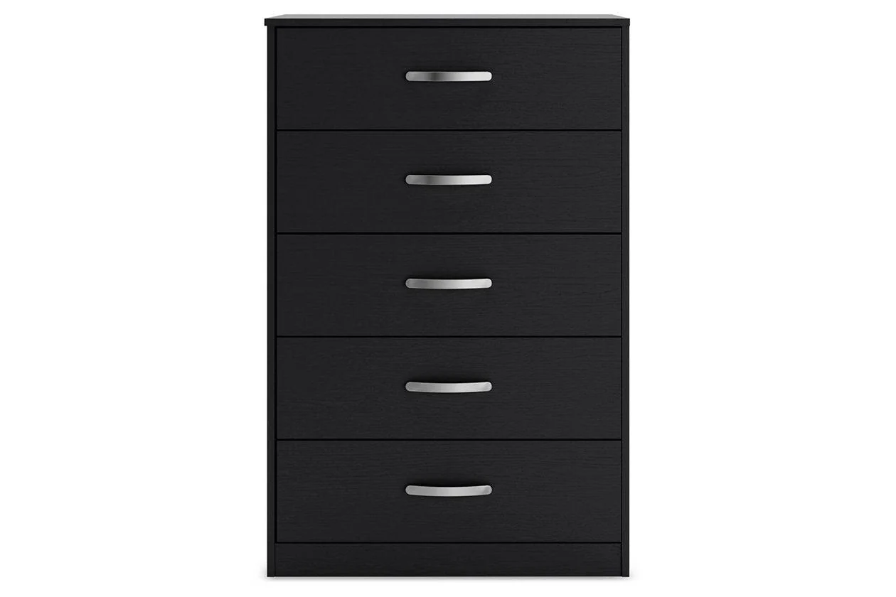Finch Black Chest of Drawers - Image 3