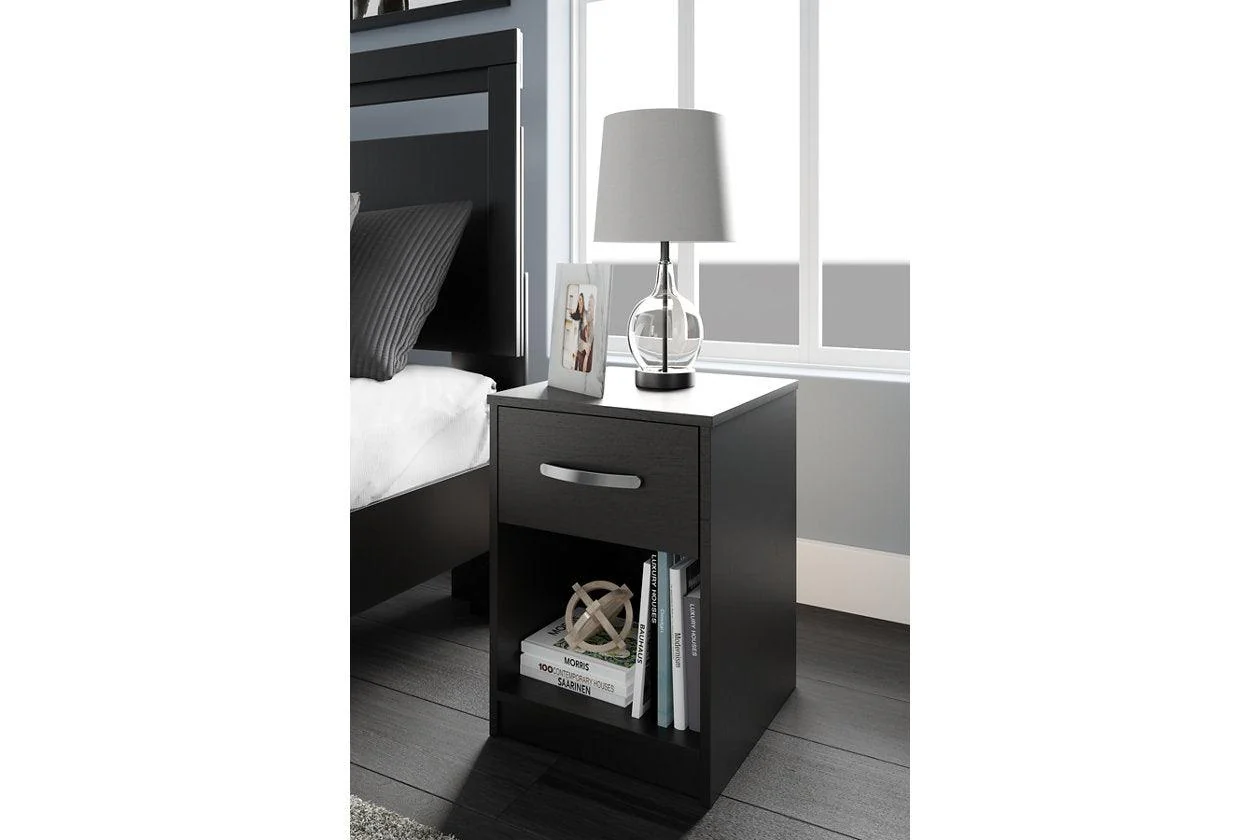 Finch Black Nightstand - Image 8
