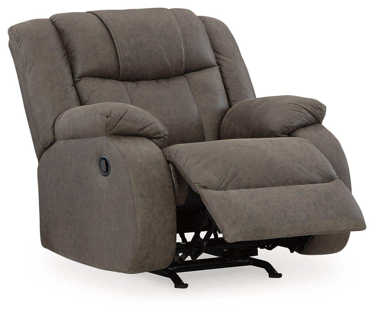 First Base Gunmetal Recliner - Image 3