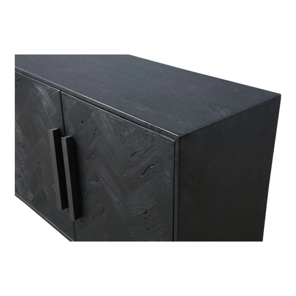 Fishbone Sideboard Black - Image 4