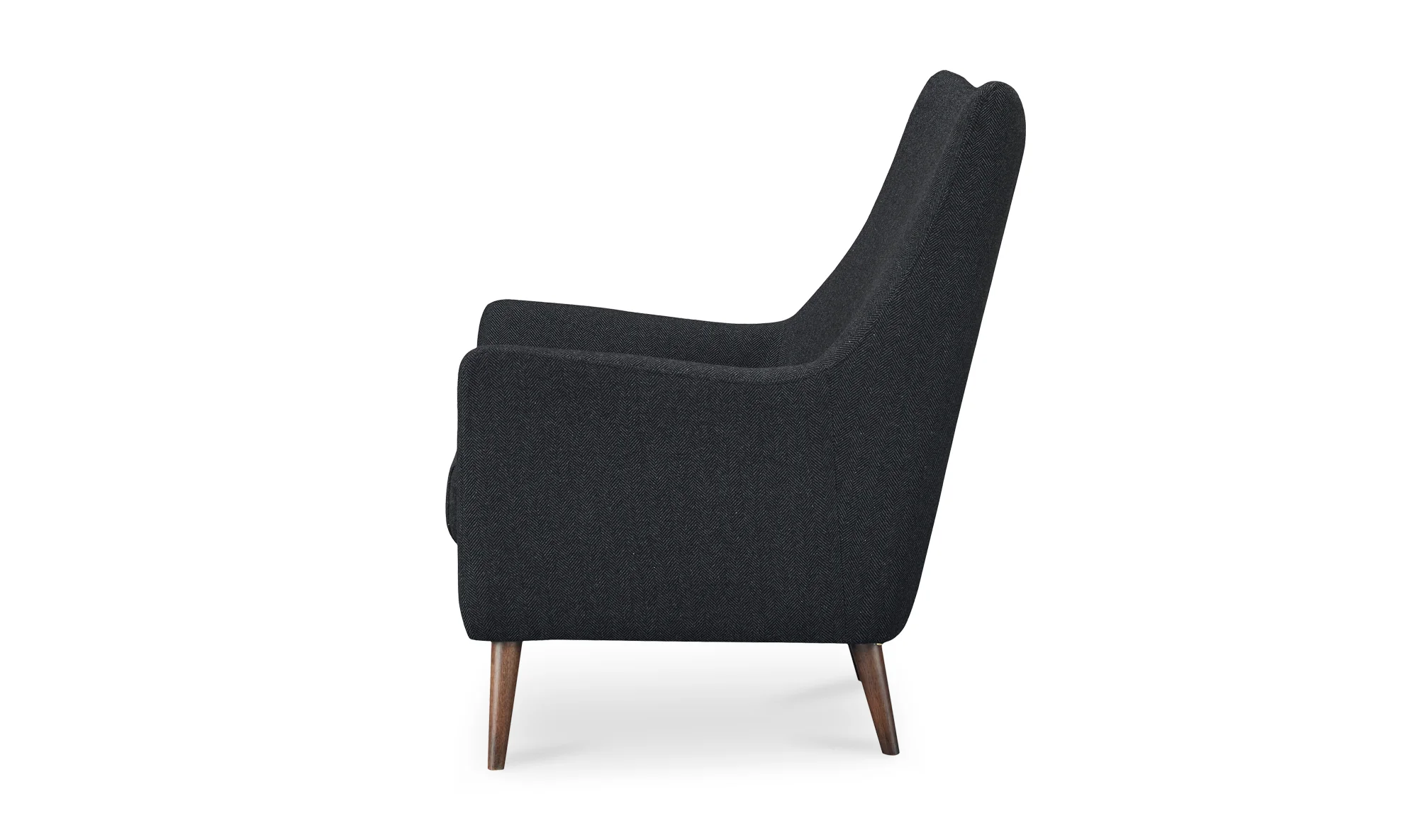 Fisher Armchair Wool Blend Charcoal - Image 3