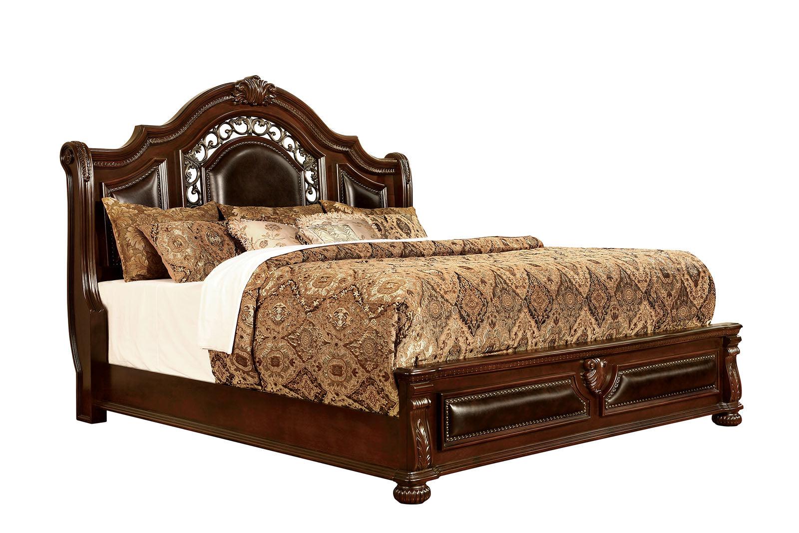 Flandreau Brown Cherry/Espresso King Bed - Image 2