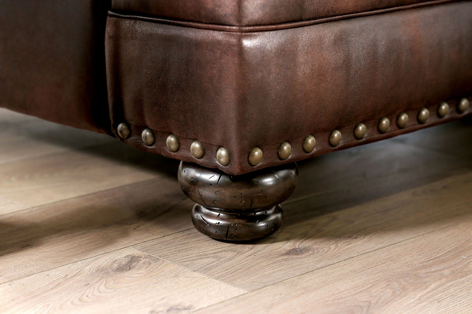 Fletcher Brown/Tan Chair - Image 2